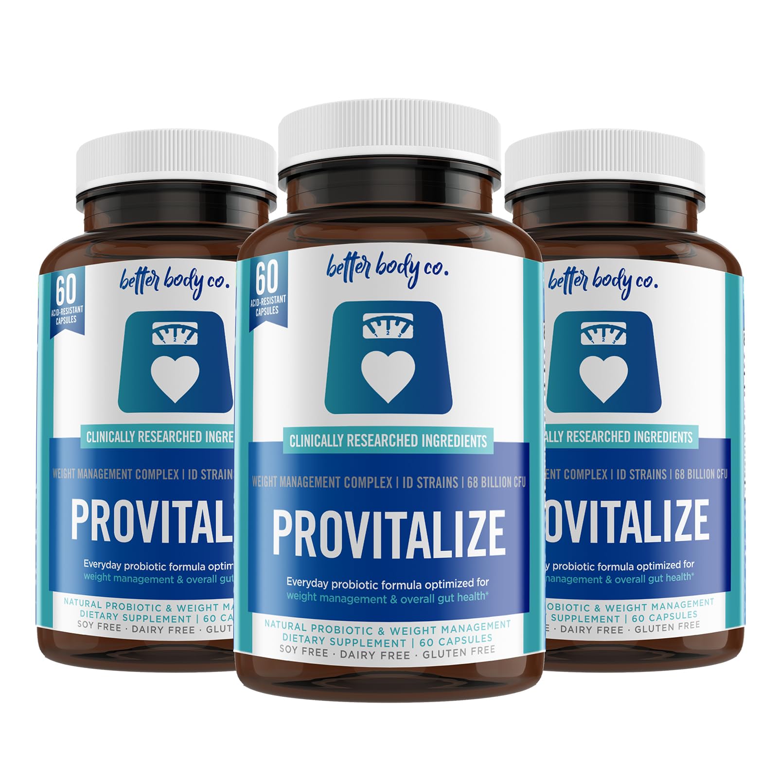 Better Body Co. Provitalize | Probiotics for Women, Menopause (3 Pack) Better Body Co. buy supplements canada