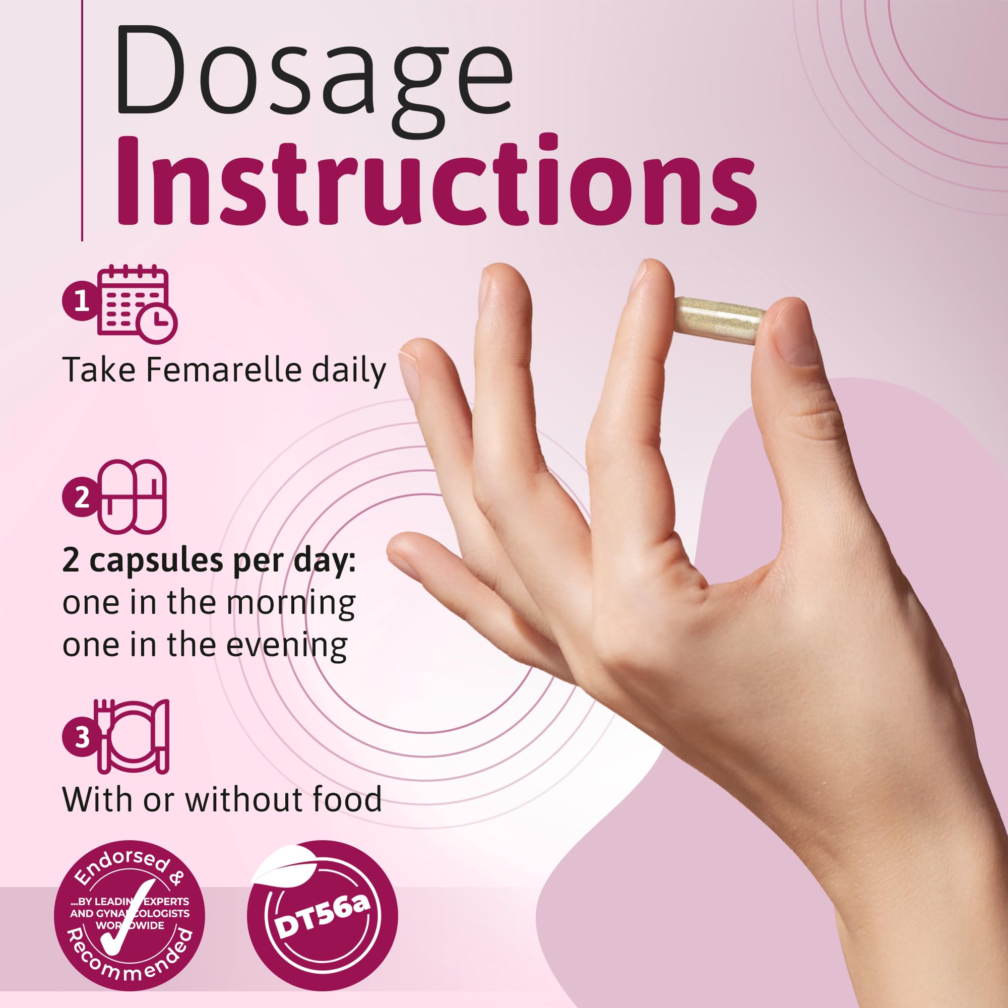 Femarelle® Recharge – Menopause Supplement for Women - Clinically Proven Menopause Relief - Hot Flashes, Night Sweats, Sleep & Libido Support Within 1st Month, Gluten-Free, GMO-Free & Hormone Free Femarelle buy supplements canada