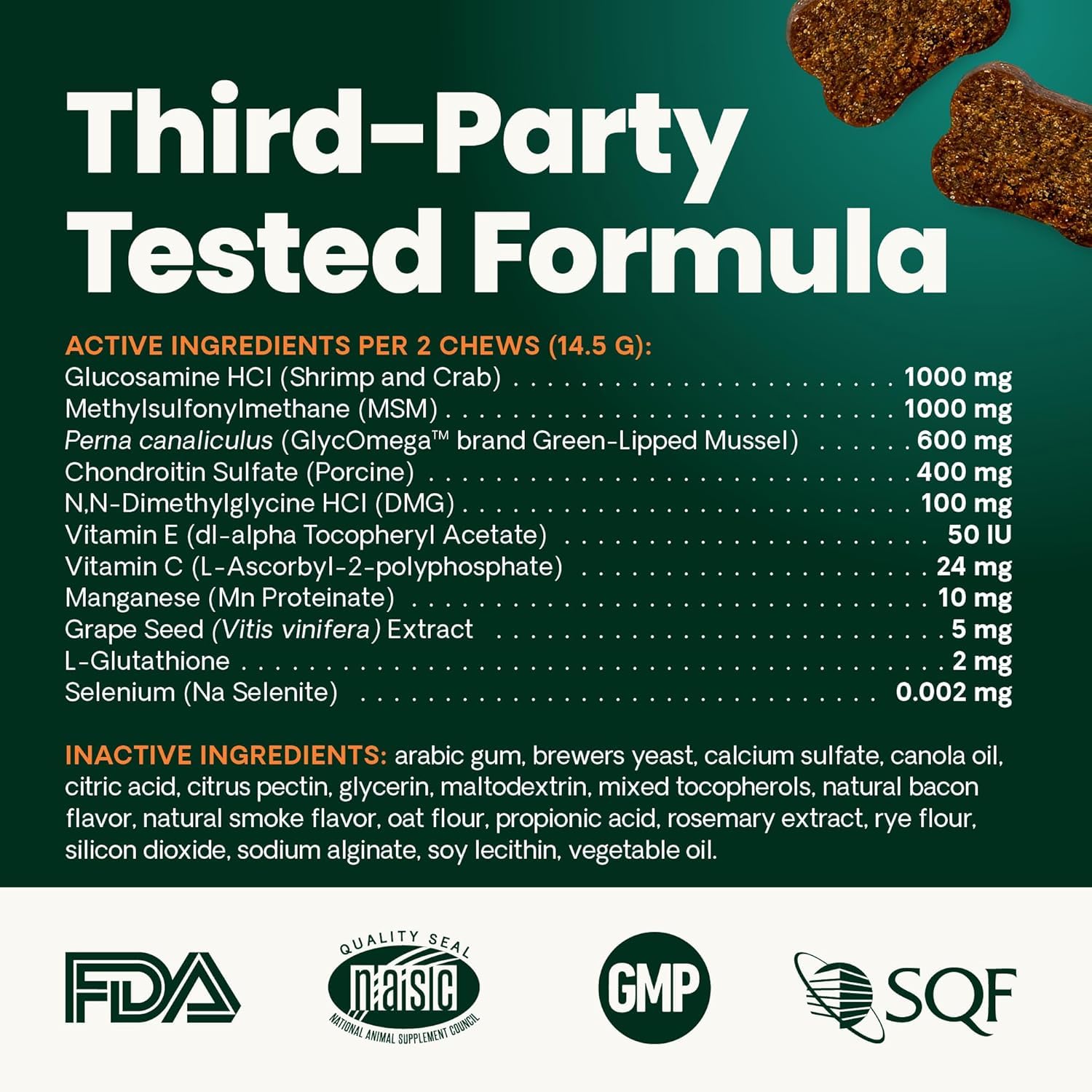 VetriScience Ultimate Strength Healthy Hip & Joint Chews, GlycoFlex Glucosamine, Chondroitin and Green-Lipped Mussel Joint Support Supplement for Dogs, Soothe Joint Discomfort, Duck, 120 Count VETRISCIENCE buy supplements canada