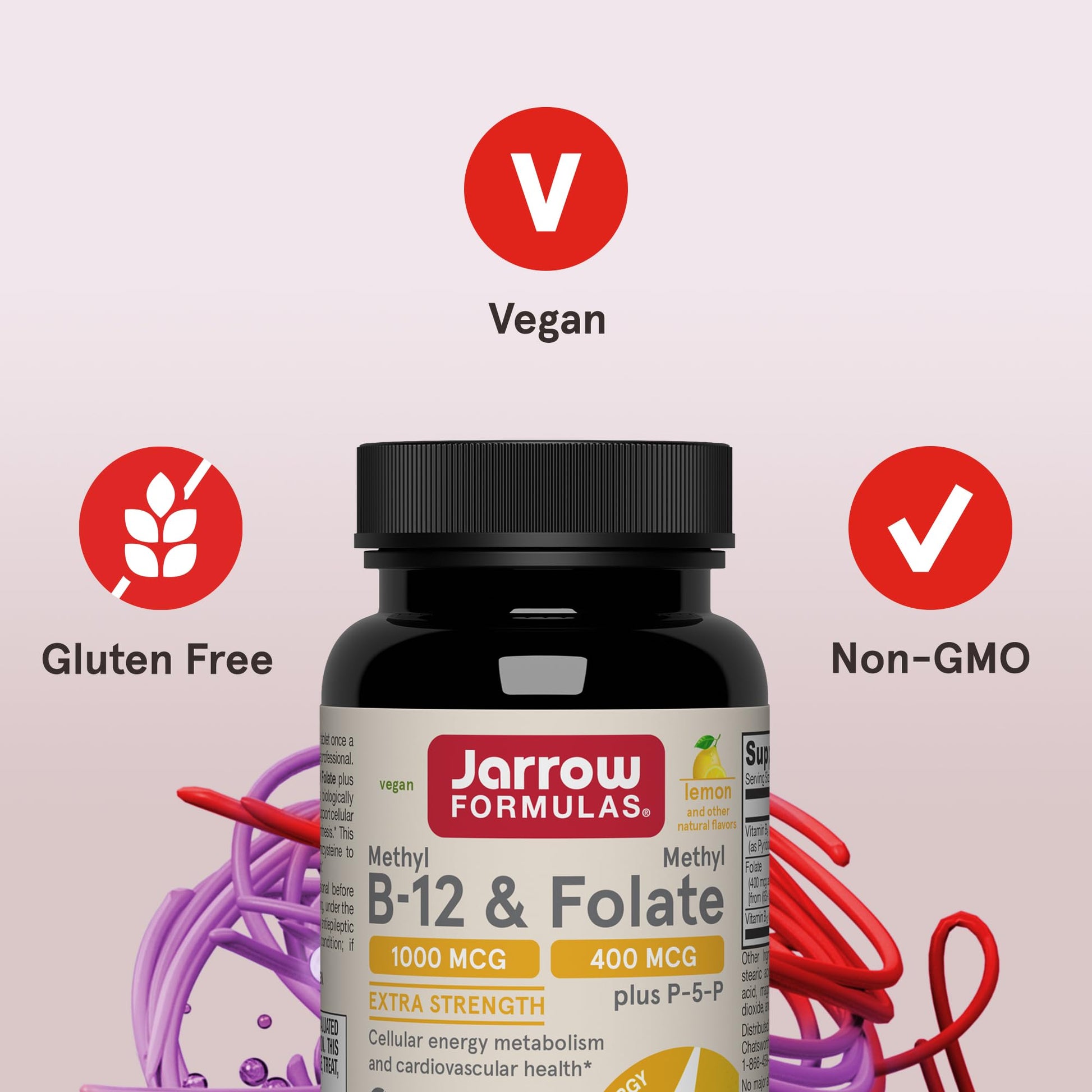 Jarrow Formulas Methyl B-12 & Methyl Folate, Bioactive Vitamin B9 & Vitamin B12 Supplement, Supports Cellular Energy Production, Healthy Brain Function & Metabolism Jarrow Formulas buy supplements canada