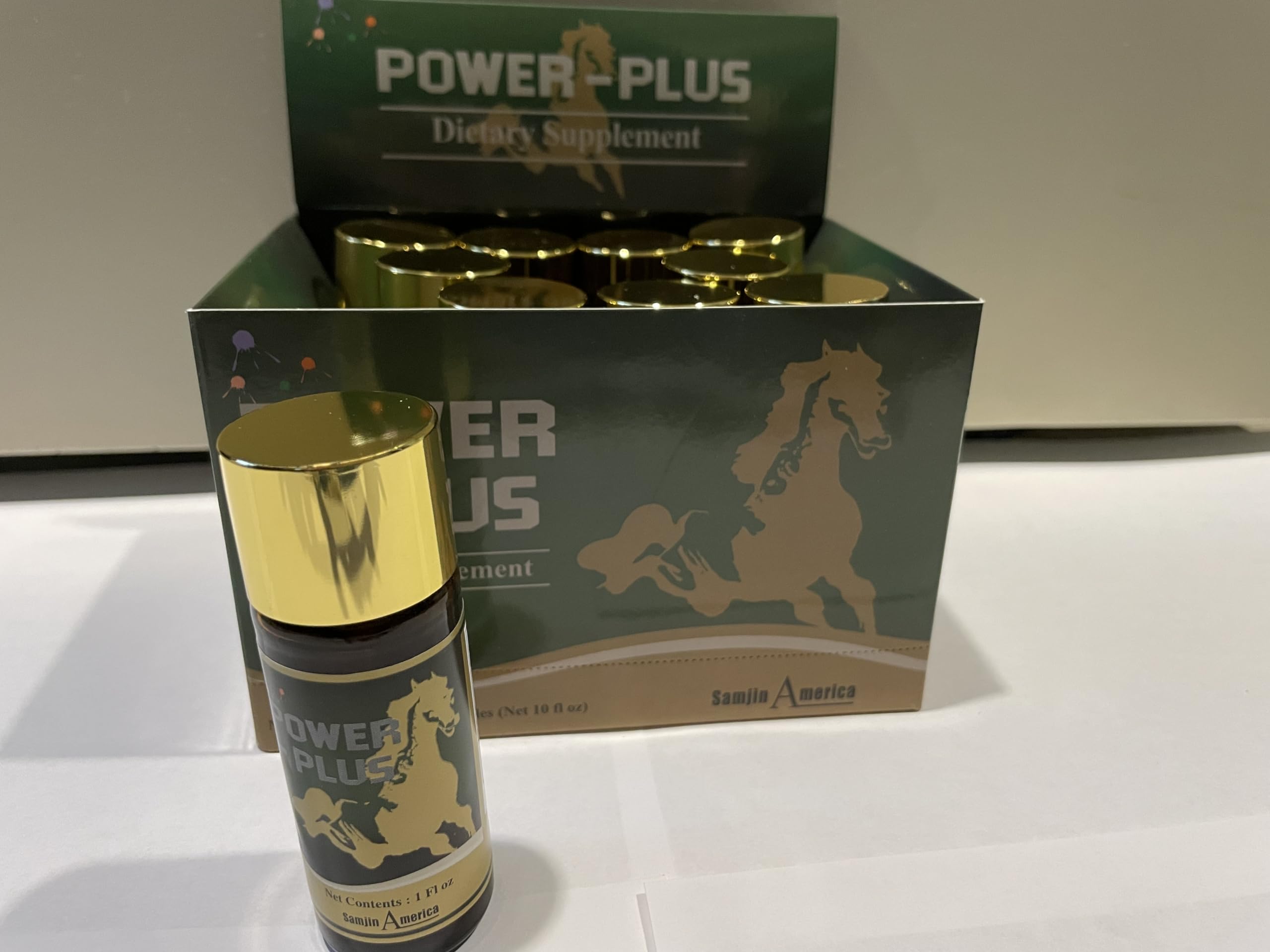 Skydia Power Plus - 10 Bottles Power-Plus Botanical Blend Liquid Supplement (1 FL OZ) Korean Ginseng Extract Ginseng Supplement Natural Men Tonic Ginseng Root Korean Red Ginseng Drops Skydia buy supplements canada
