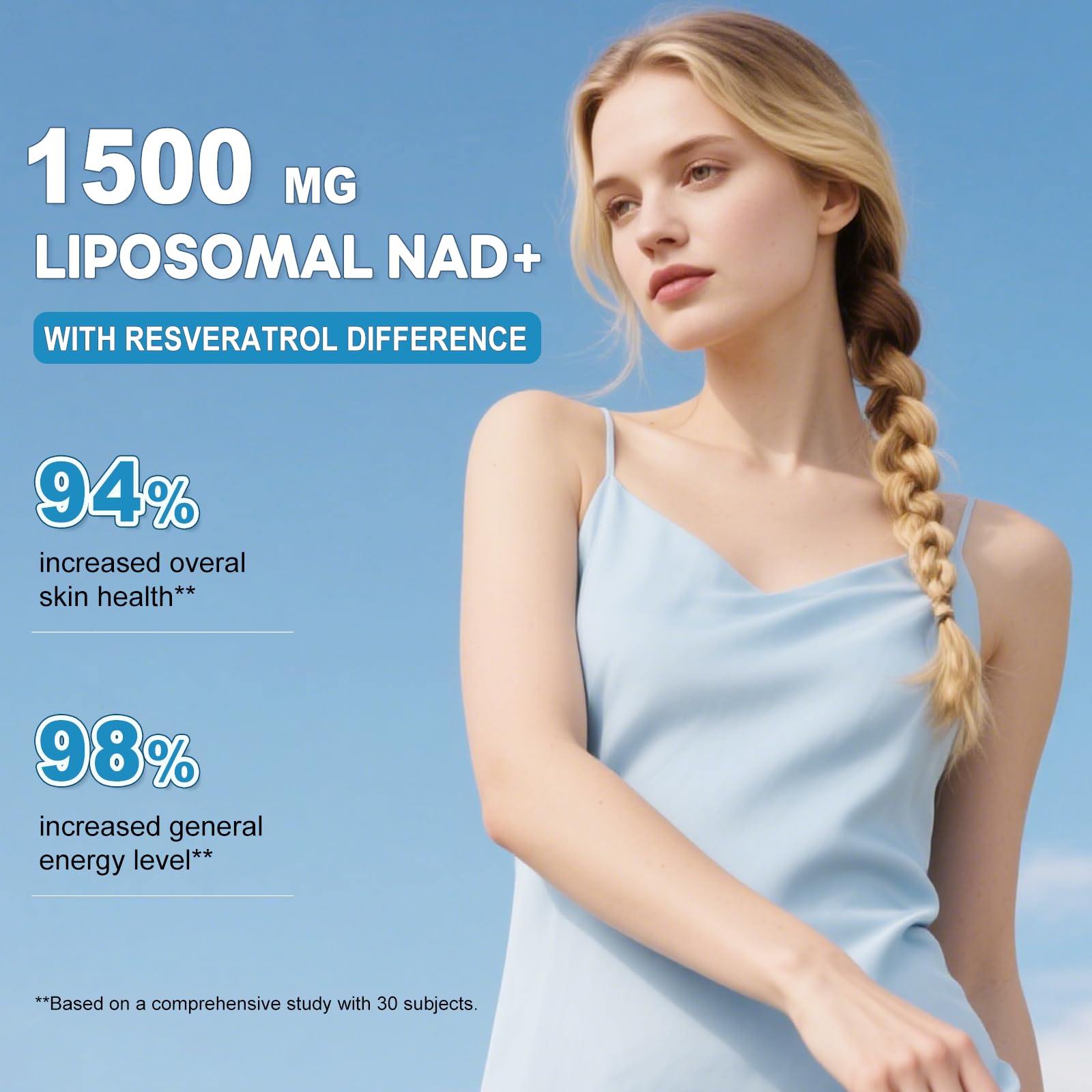 BEWORD Liposomal NAD 2000 Mg, 180 Capsules, 4-in-1 Formula with Liposomal NAD, Trans-Resveratrol, Non-GMO | Energy Support BEWORD buy supplements canada