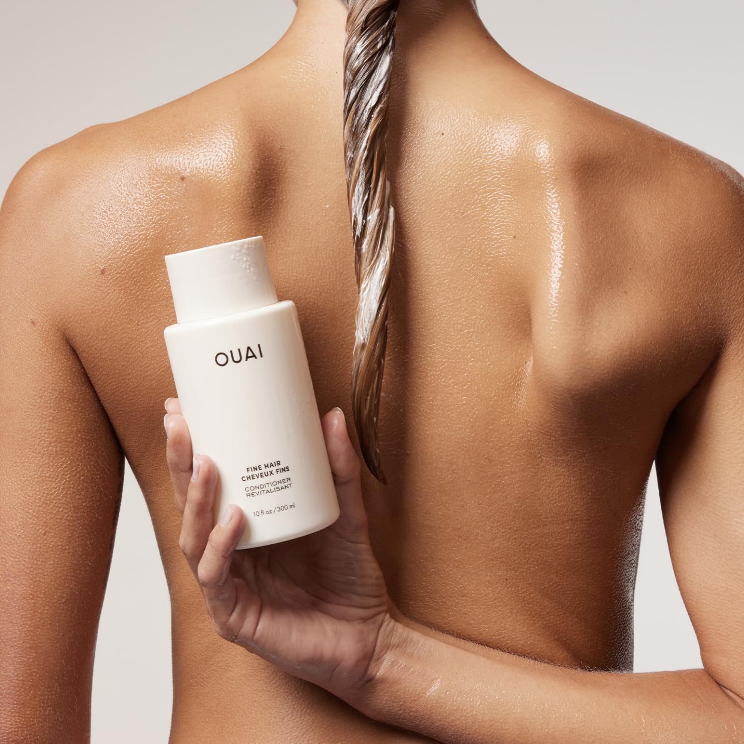 OUAI Fine Hair Conditioner Travel Size - Volumizing Conditioner for Fine Hair with Keratin, Biotin & Chia Seed Oil - Adds Softness, Bounce & Volume - Free from Parabens, Sulfates & Phthalates (3 Oz) OUAI buy supplements canada