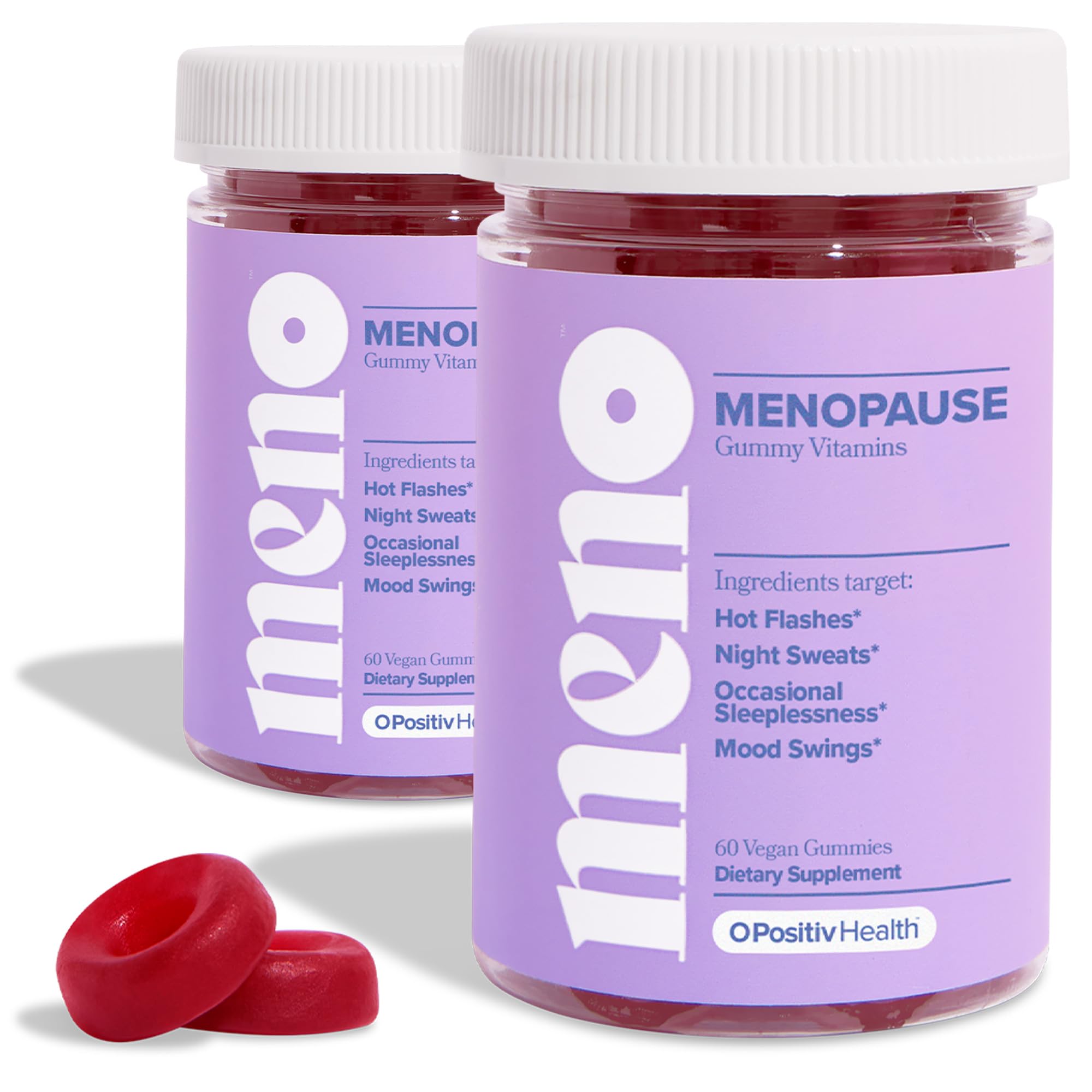 MENO Gummies for Menopause, 30 Servings (Pack of 2) - Hormone-Free Menopause O Positiv buy supplements canada
