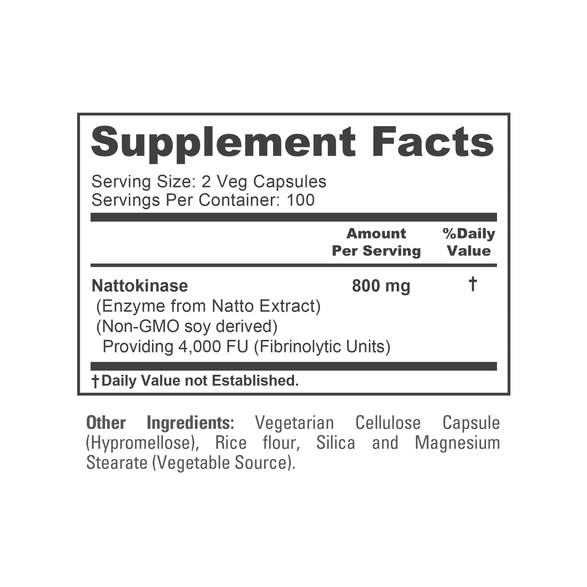 NusaPure Nattokinase 4000 FU 800mg, 200 Veggie Capsules (Vegan, Non-GMO) NusaPure buy supplements canada