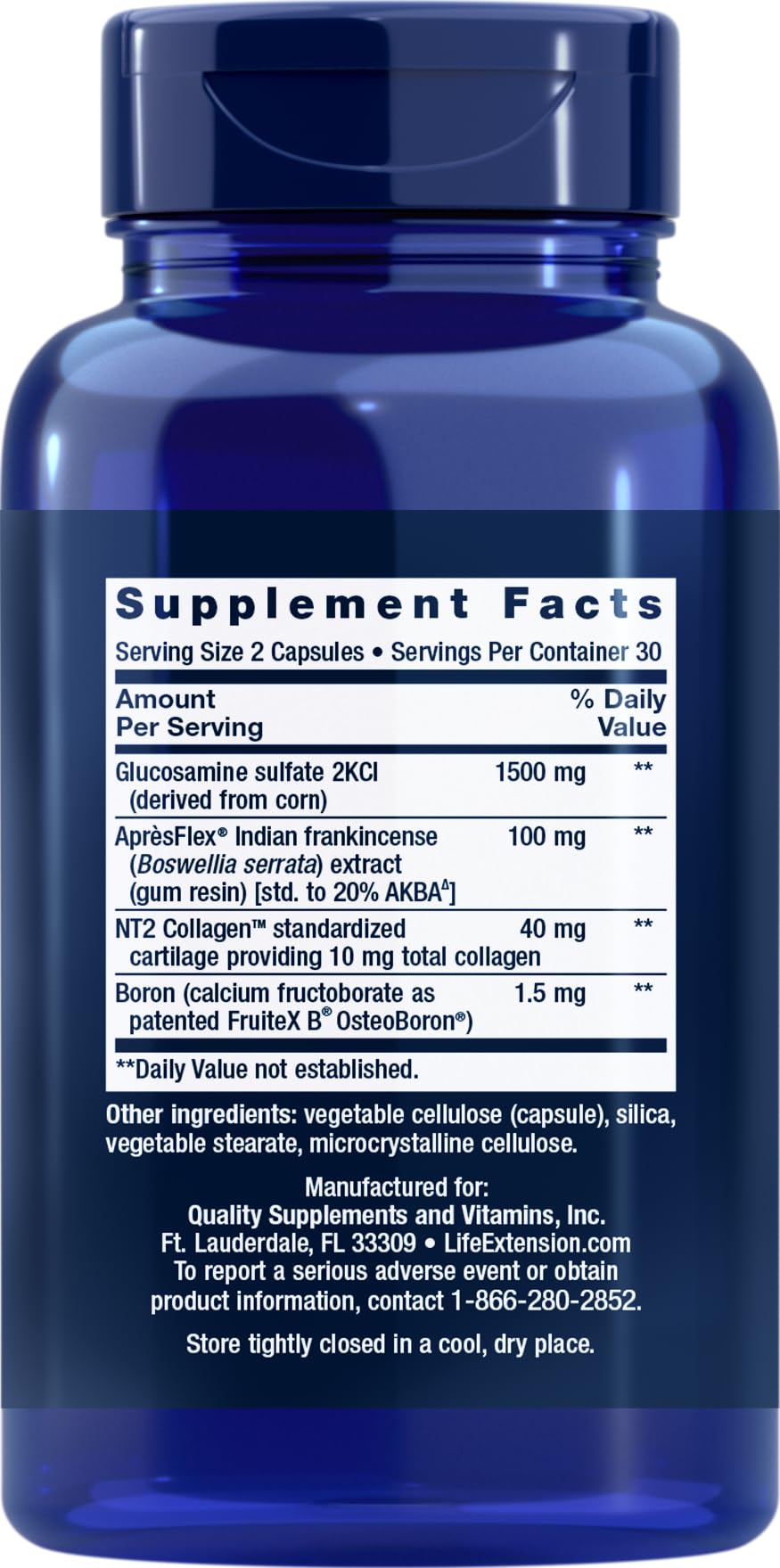 Life Extension ArthroMax Advanced with NT2 Collagen & ApresFlex, 60 Capsules (Pack of 2) Life Extension buy supplements canada
