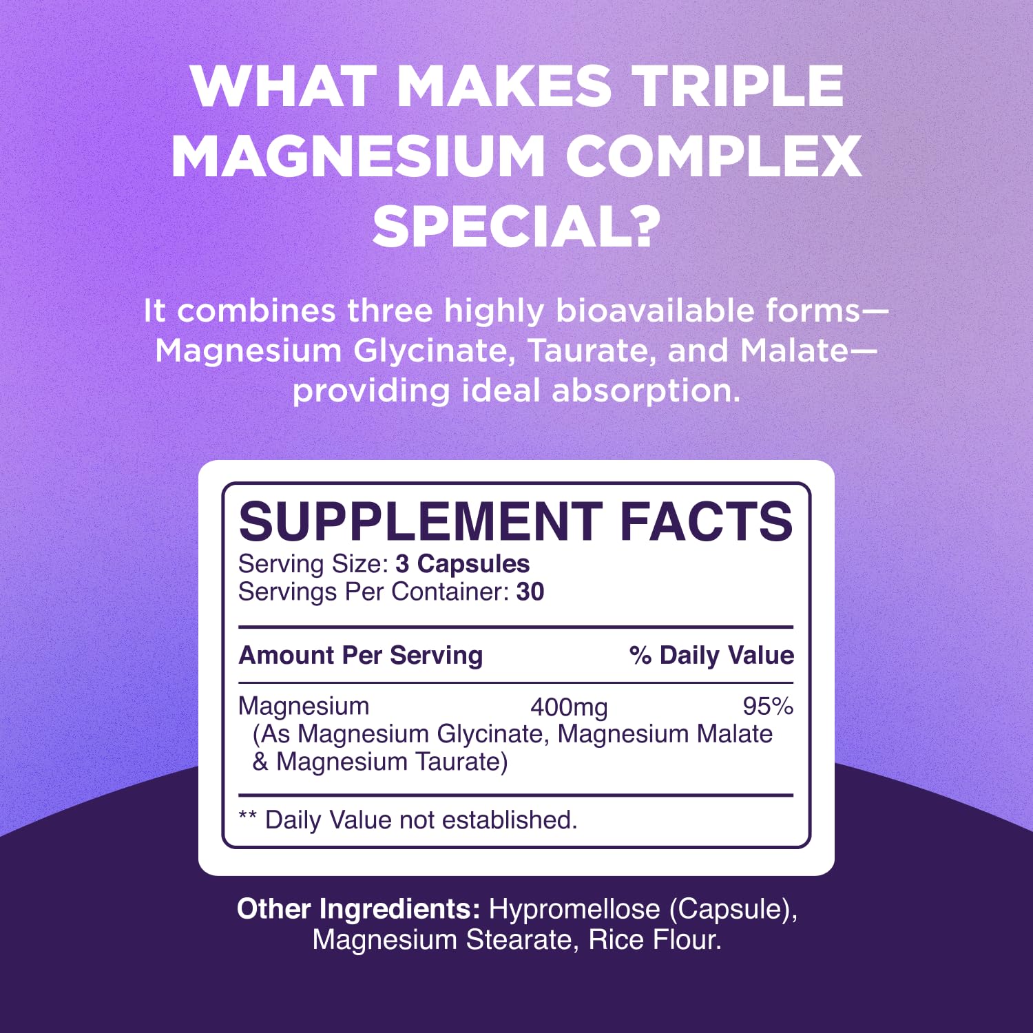 Highly Potent Magnesium Complex Capsules - Triple Magnesium Blend with Taurate Glycinate and Malate - 400mg Supplement Supports Relaxation & Overall Wellness Non-GMO Vegan - 90 Count Phytoral buy supplements canada