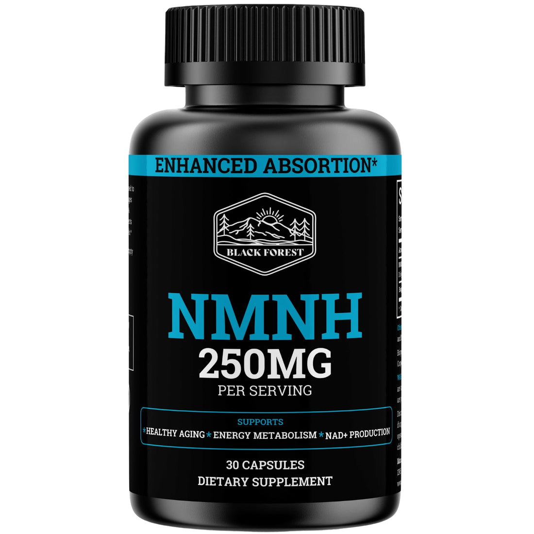 NMNH Supplement 250MG Pure Dihydro-Nicotinamide Mononucleotide (NMN Supplement Alternative with Bioperine® For 3X The Bioavailability) NAD Supplement to Boost NAD+ Levels For Anti-Aging & Energy Black Forest buy supplements canada