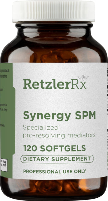 Specialized Pro Resolving Mediators - Synergy SPM by RetzlerRx® - SPM's for Joint Comfort, Tissue Health & Minor Discomfort Relief* - Non-GMO - Gluten Free - 120 Softgels HormoneSynergy buy supplements canada