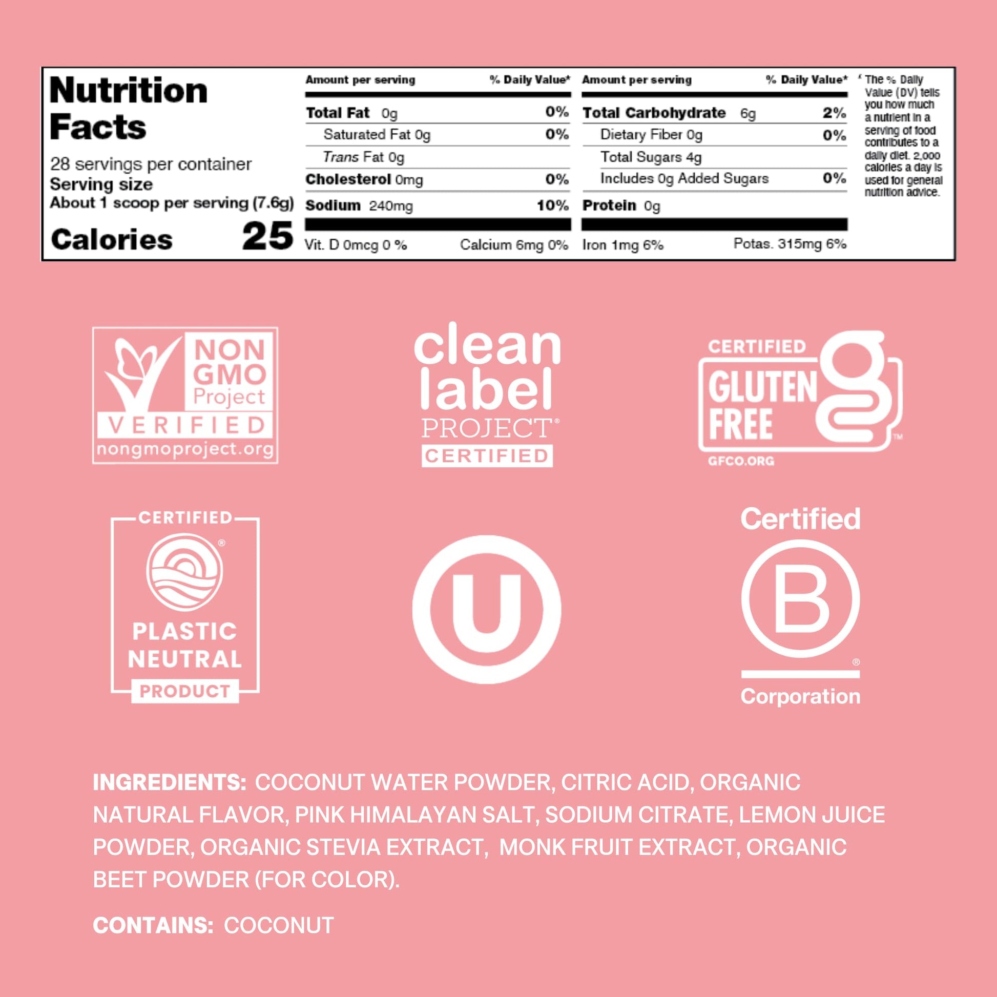 Cure Hydration | Plant-Based Electrolyte Drink Mix | No Added Sugar | FSA-HSA | Dehydration Relief Powder Made with Coconut Water | Non-GMO | Vegan | 28 Servings Jar - Strawberry Kiwi Cure Hydration buy supplements canada