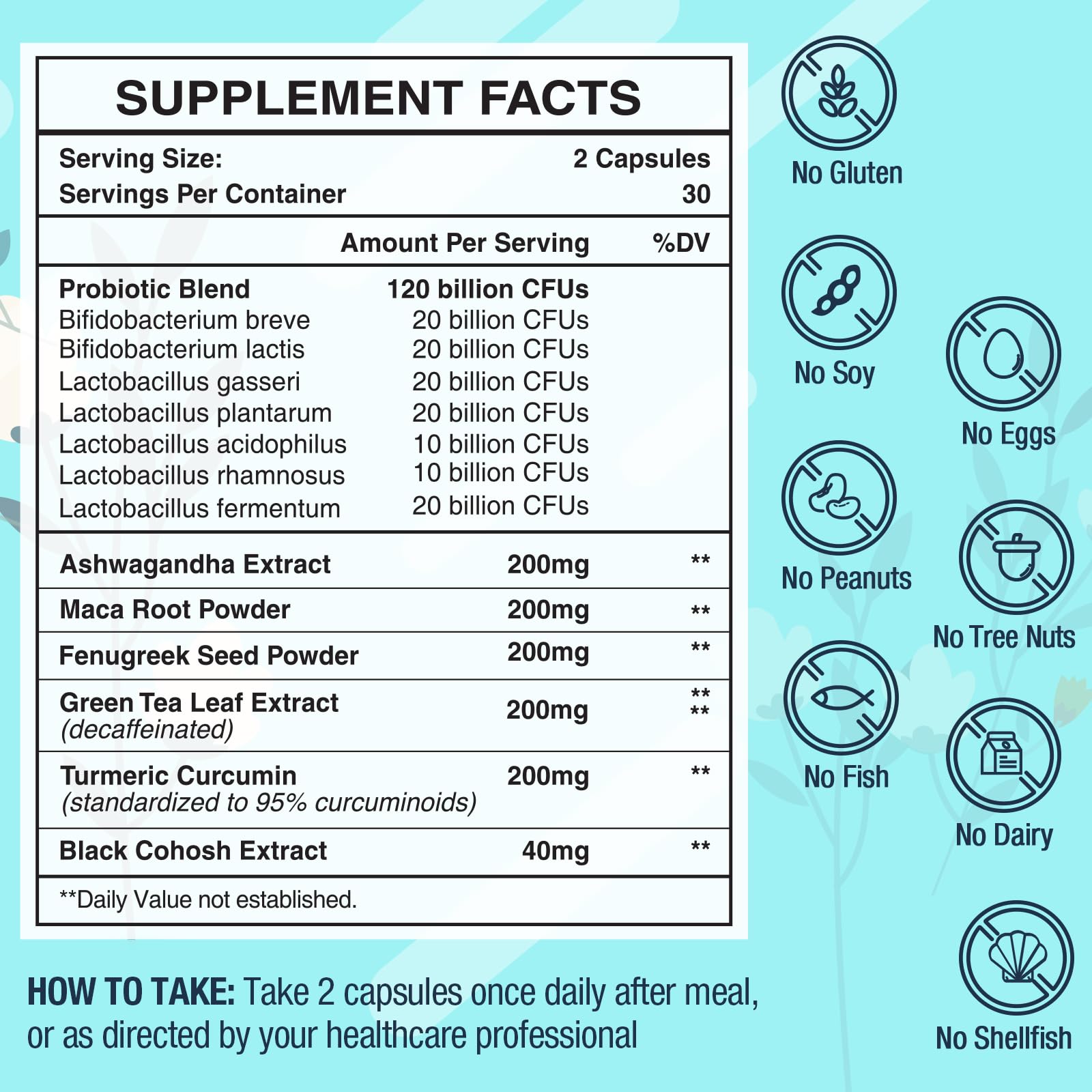 Dmeisy 120 Billion CFU Probiotic - Menopause Support Probiotics for Women, Natural Menopause Dmeisy buy supplements canada