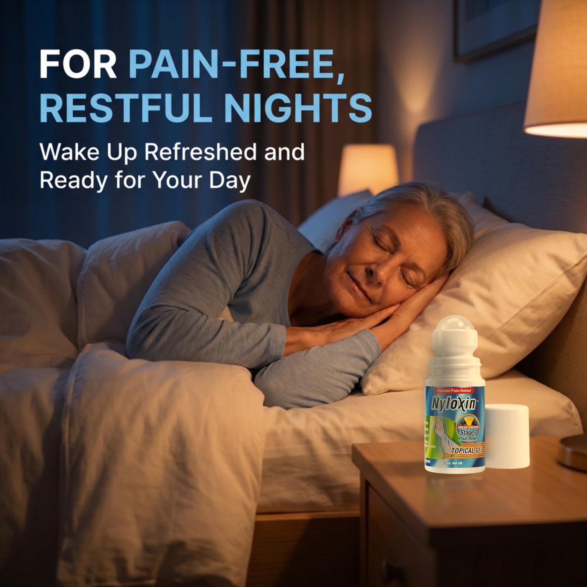 Nyloxin Extra Strength Roll-On Arthritis Pain Relief Gel, Back Pain Relief, Neuropathy Pain Relief, Nerve Pain Relief, Knee Pain Relief, Foot Pain Relief, Muscle Pain Relief, Joint Pain (2 oz) Nyloxin buy supplements canada