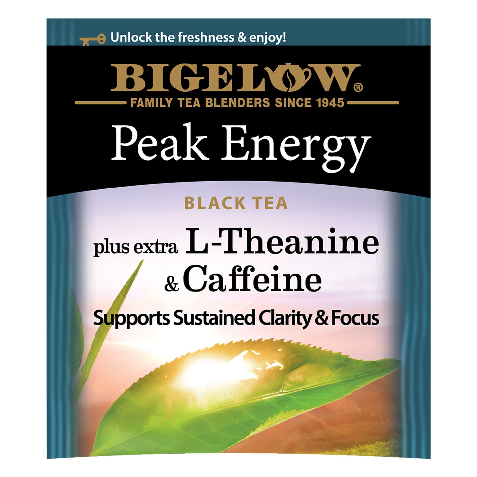 Bigelow Tea Peak Energy plus extra L-Theanine & Caffeine, 18 Count (Pack of 6), 108 Total Tea Bags Bigelow Tea buy supplements canada