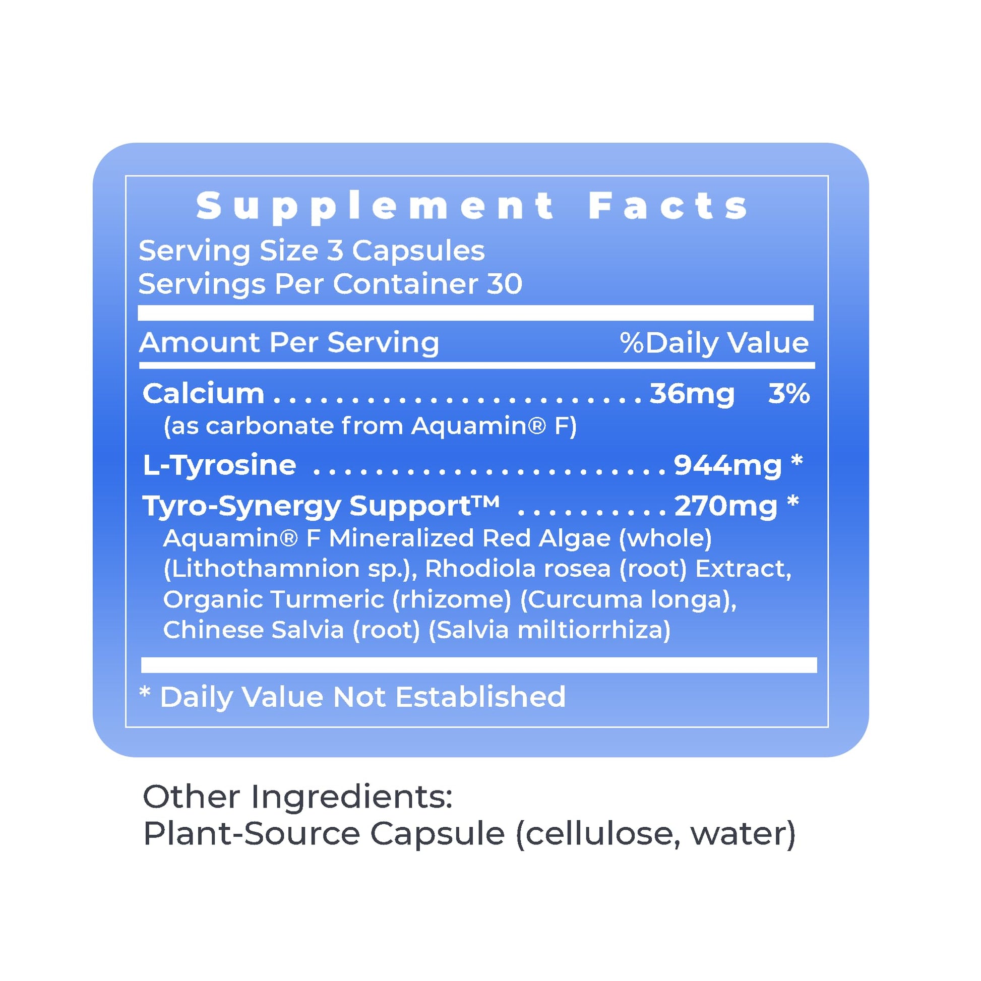 Premier Research Labs Tyrosine Matrix - L Tyrosine Supplement, L-tyrosine 944mg Capsules for Adults, Amino Acid Pills with Red Algae & Rhodiola Rosea - 90 Vegetarian Capsules Premier Research Labs buy supplements canada