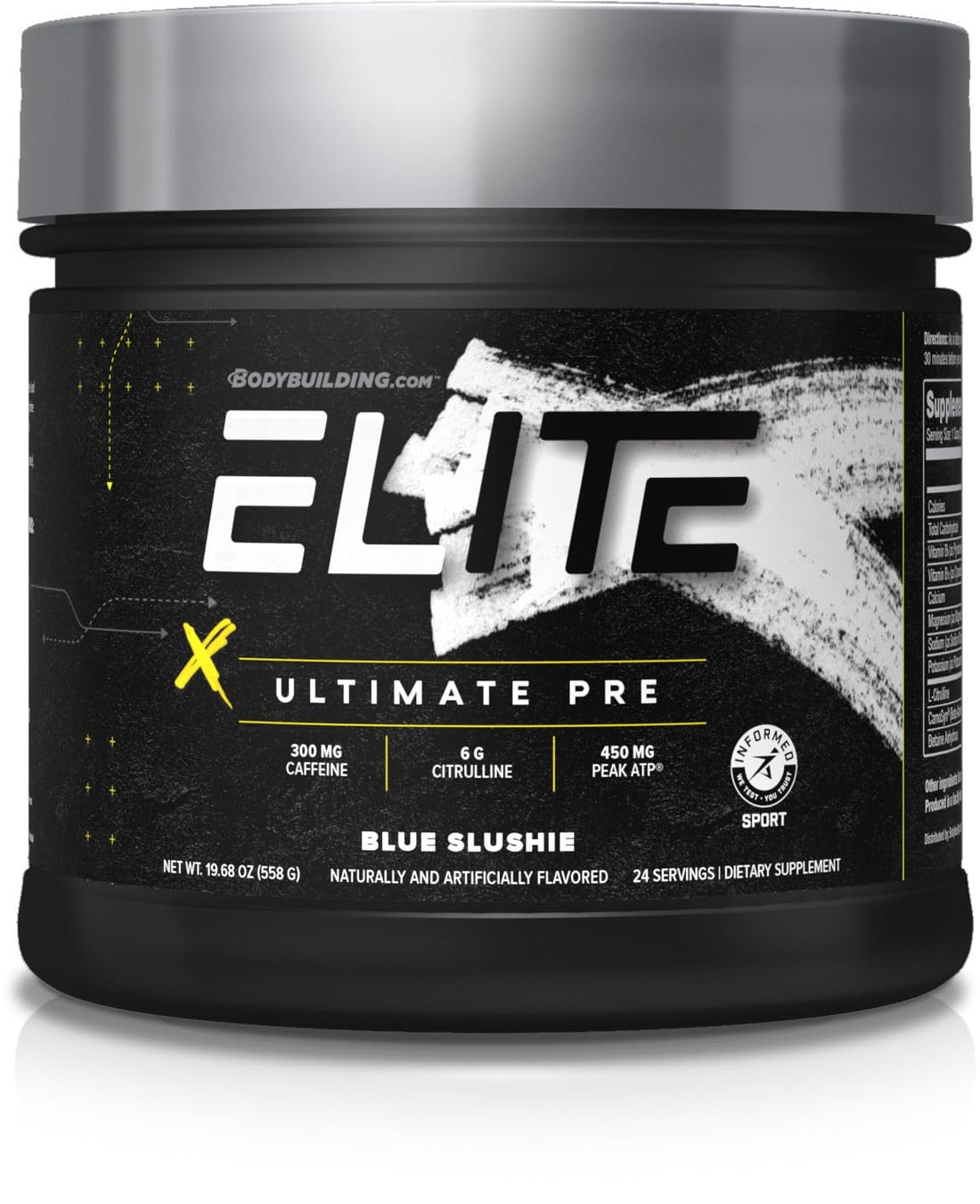 B BODYBUILDING.COM Elite Ultimate PRE Blue Slushie B BODYBUILDING.COM buy supplements canada