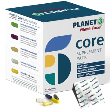 Daily Vitamin Packs for Men & Women – Immune, Energy & Heart Support with Vitamin D3, Omega-3, Probiotics, Methyl B12 & Vitamin C Planet 3 buy supplements canada