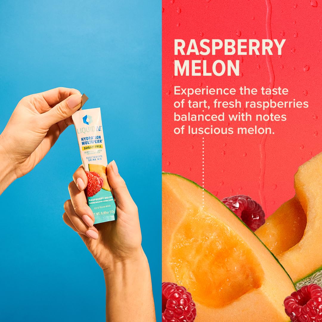 Liquid I.V. Sugar-Free Hydration Multiplier - Raspberry Melon – Hydration Powder Packets Liquid I.V. buy supplements canada