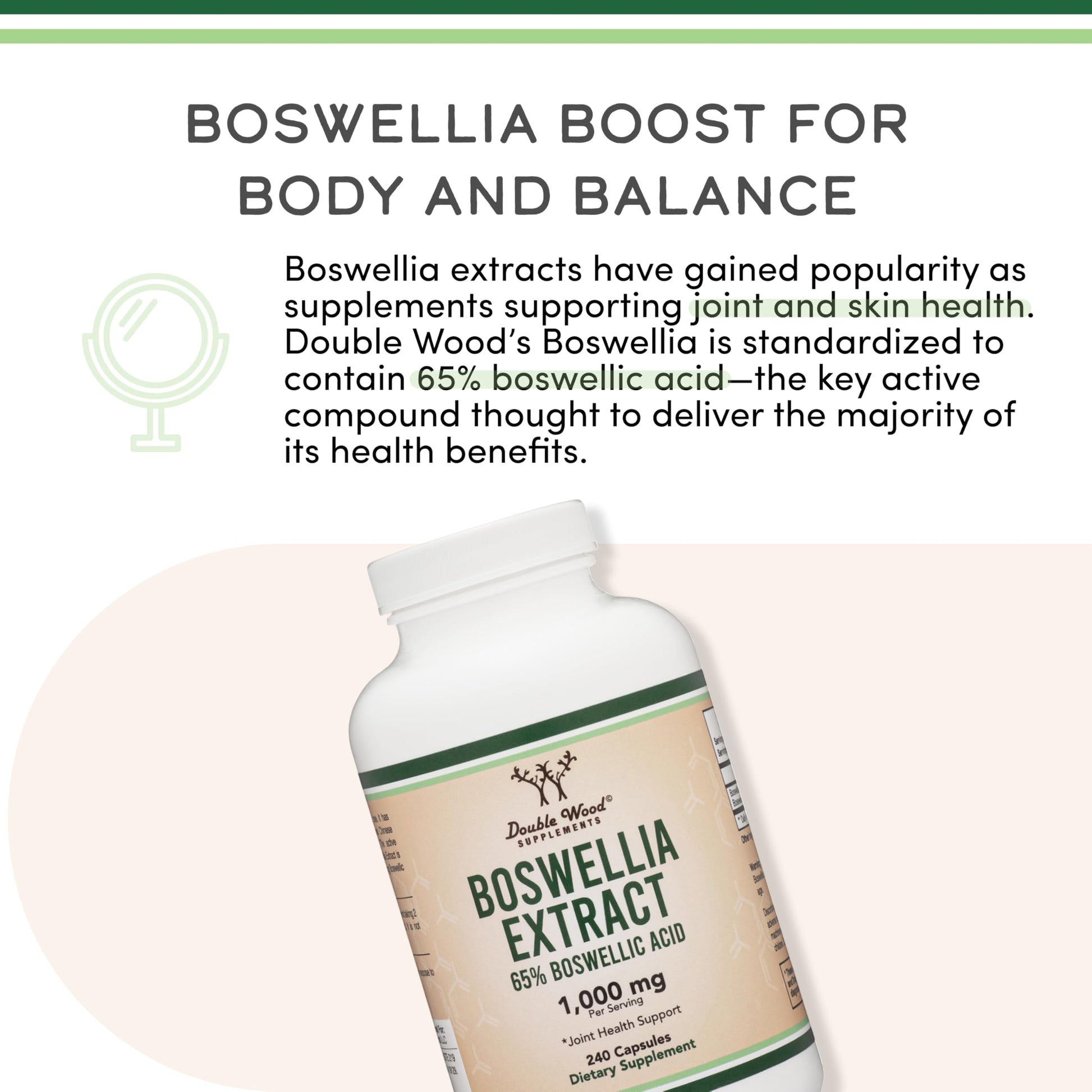 Boswellia Serrata - 240 Capsules (Max Strength 1,000mg of 65% Boswellic Acid Extract) Boswellia Extract Capsules (Joint Support Supplement for Joint Health) Third Party Tested by Double Wood Double Wood Supplements buy supplements canada