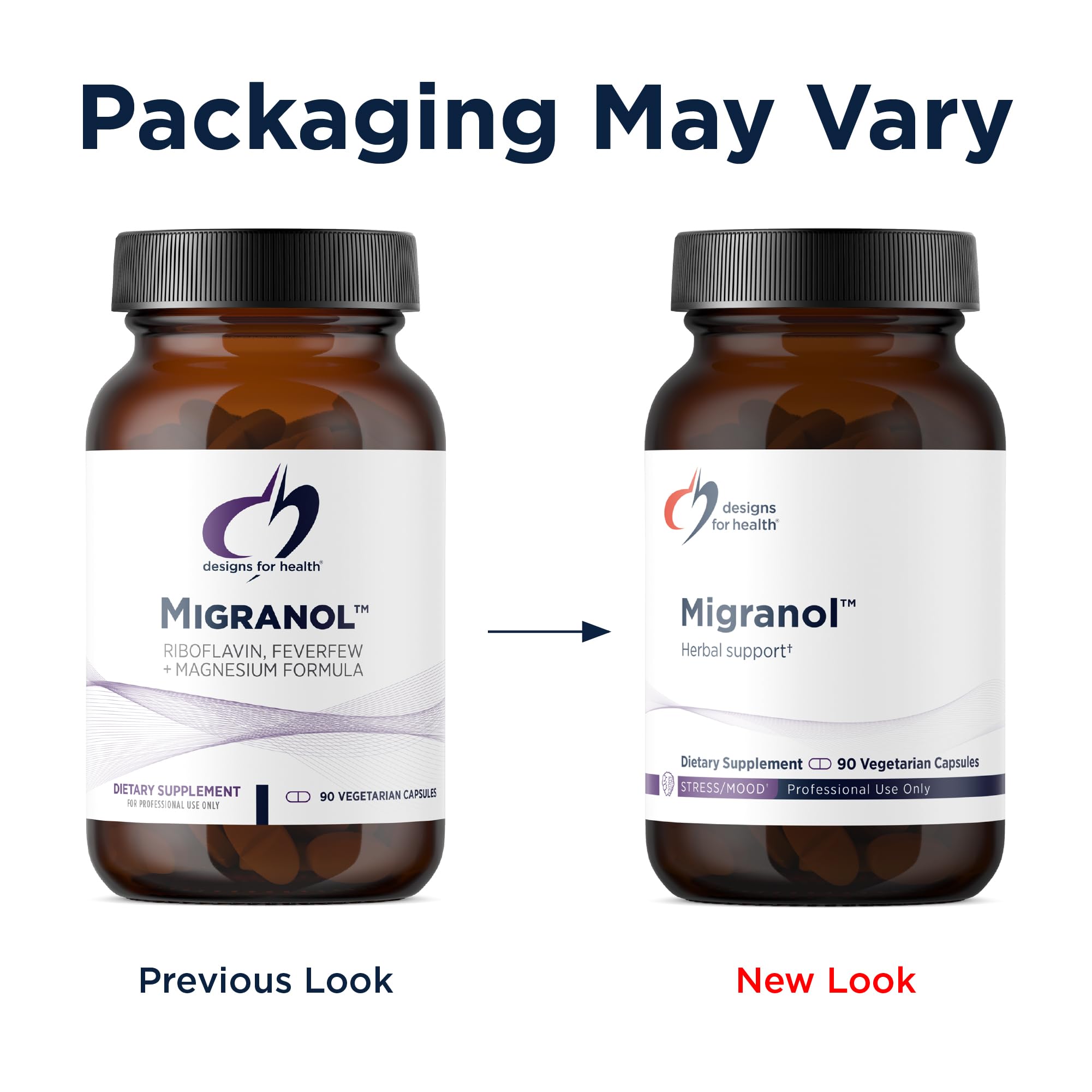 Designs for Health Migranol - Feverfew Supplement with Magnesium Malate, Curcumin (Turmeric) Extract, Rosemary + B2 Riboflavin - Non-GMO + Gluten Free (90 Capsules) Designs for Health buy supplements canada