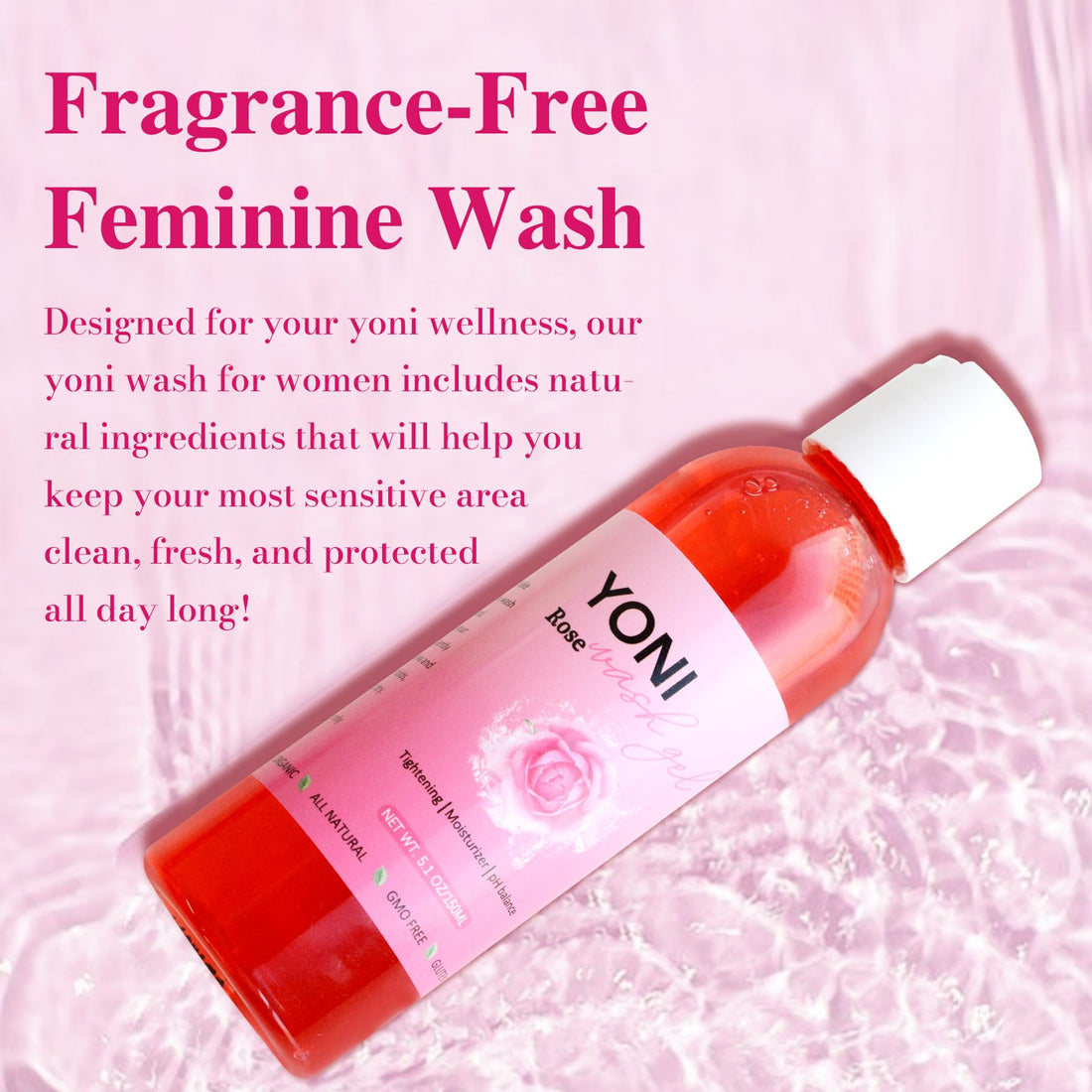 Aromlife Rose Yoni daily Wash Set - Yoni Oil & Yoni Bar & Yoni Feminine Wash, Ph Balance for Women Aromlife buy supplements canada