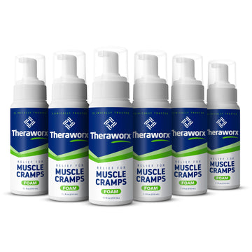 Theraworx Relief Fast-Acting Foam for Leg Cramps, Foot Cramps and Muscle Soreness, 7.1 Oz. (Pack of 6) Theraworx buy supplements canada