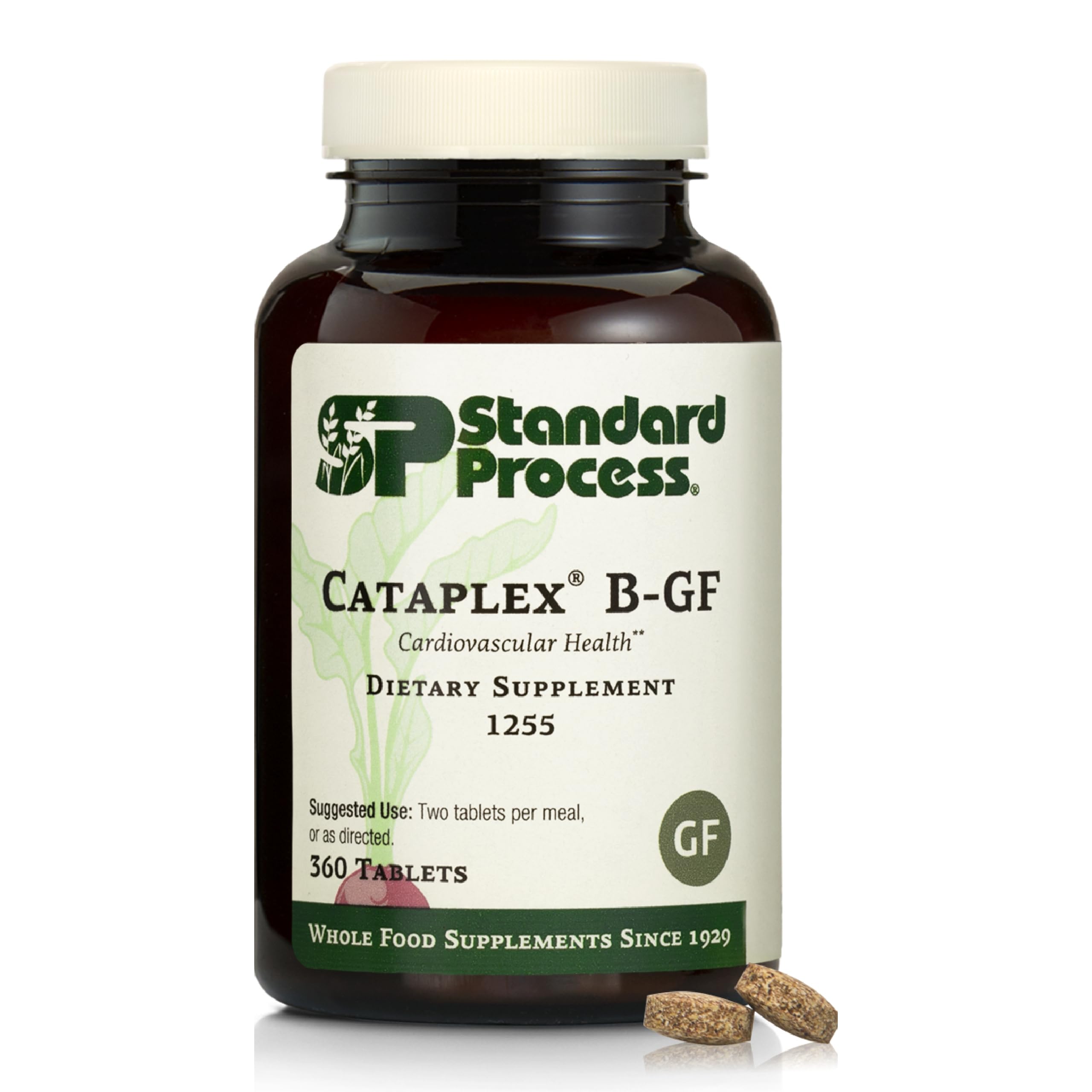Standard Process Cataplex B-GF - Supports Nervous System Health - B Vitamins for Energy & Heart Support - Aids Energy During Physical Activity - Gluten-Free, Non-Soy & Non-Dairy - 360 Tablets Standard Process Inc. buy supplements canada
