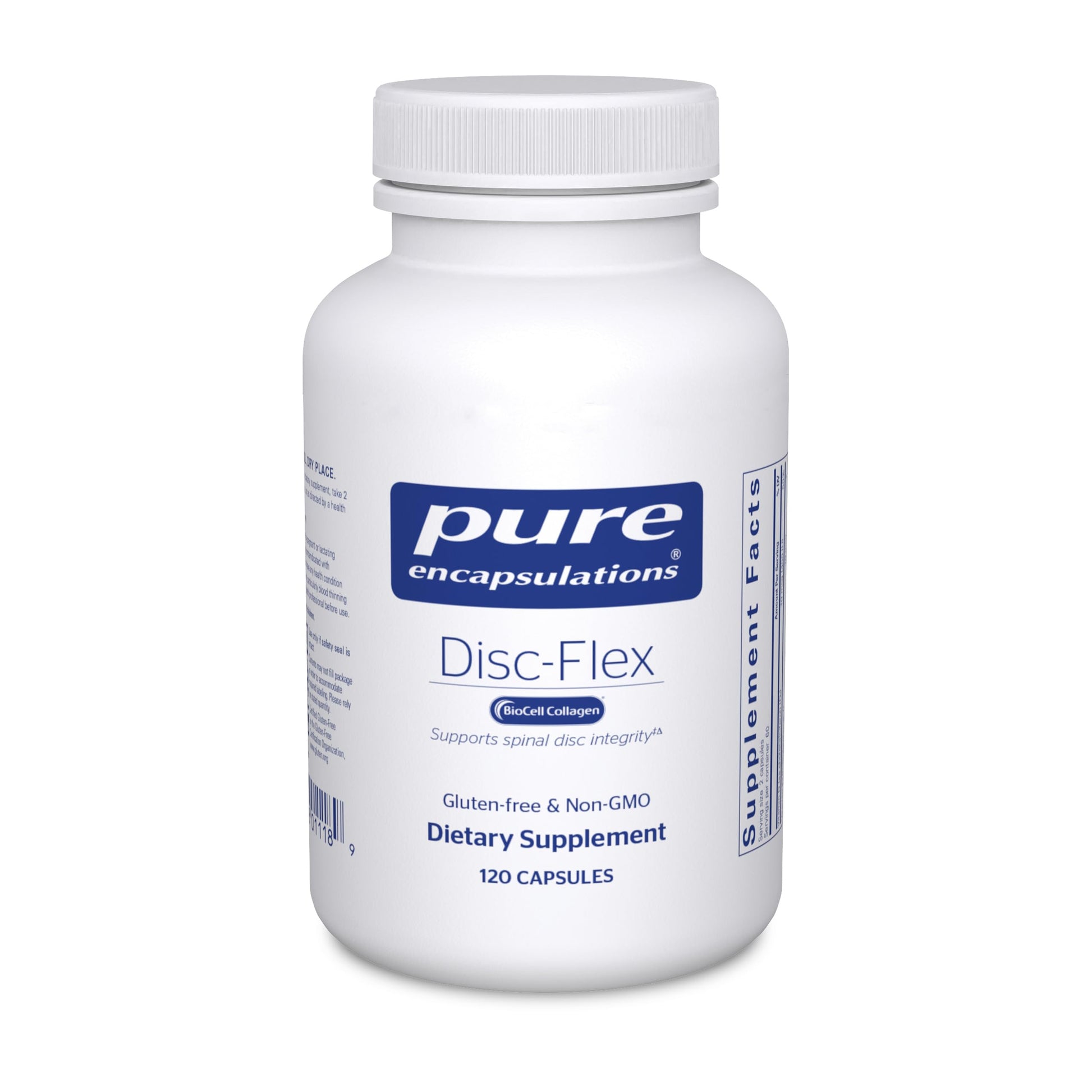Pure Encapsulations Disc-Flex - Bone & Musculoskeletal Health Dietary Supplement - Supports Spinal Disc Strength & Flexibility* - Vegetarian & Gluten Free - 120 Capsules Pure Encapsulations buy supplements canada