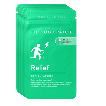 The Good Patch Muscle Pain Relief Patches, Natural Patch with Menthol, Lavender, Arnica and Aloe Vera, Sustained Release, Plant Powered Wearable Wellness, For Back, Neck, Arms, Legs (16 Total Patches) The Good Patch buy supplements canada