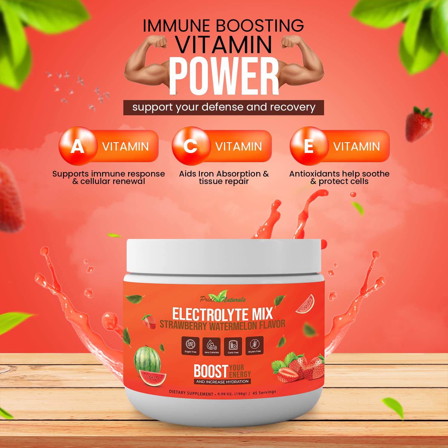 Electrolyte Powder - Refreshing Workout Recovery Electrolytes, Sugar Free, Gluten Free Pride Naturals, Inc buy supplements canada