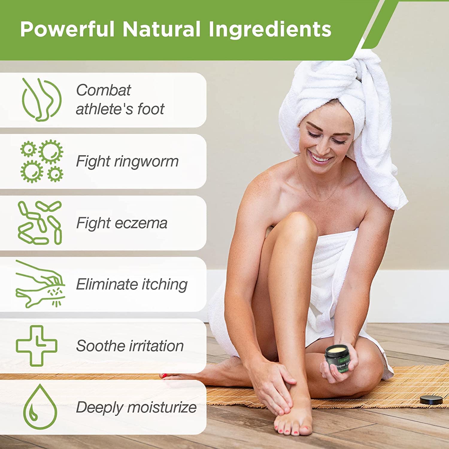 DAILY REMEDY Tea Tree Oil Extra Strength Super Balm - Athletes Foot Cream Combats DAILY REMEDY buy supplements canada