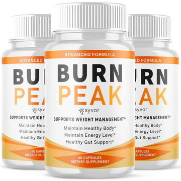 (3 Pack) Burn Peak Capsules, Official Burnpeak Pink Salt Pills with All Natural Ingredients, Advanced BurnPeak Health Supplement with Premium Vitamins for Active Lifestyle Support (180 Capsules) Syvor buy supplements canada
