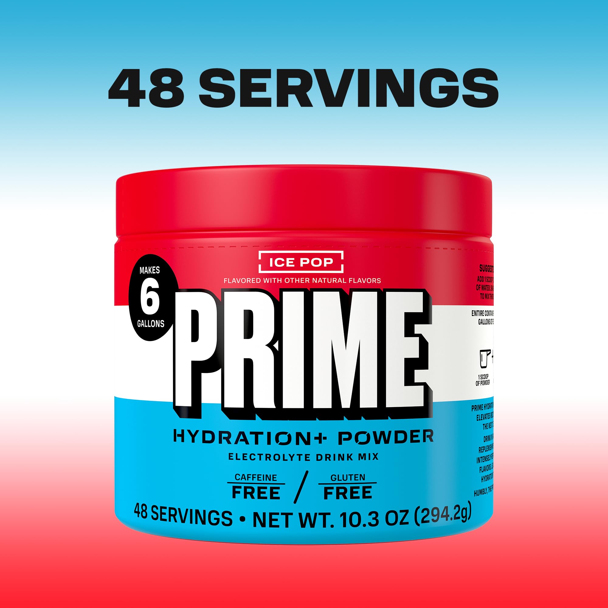 PRIME HYDRATION+ Electrolyte Powder, Ice Pop, Sugar Free Hydration Drink Mix with Potassium, Magnesium & B Vitamins to Replenish Fluids, PRIME HYDRATION buy supplements canada