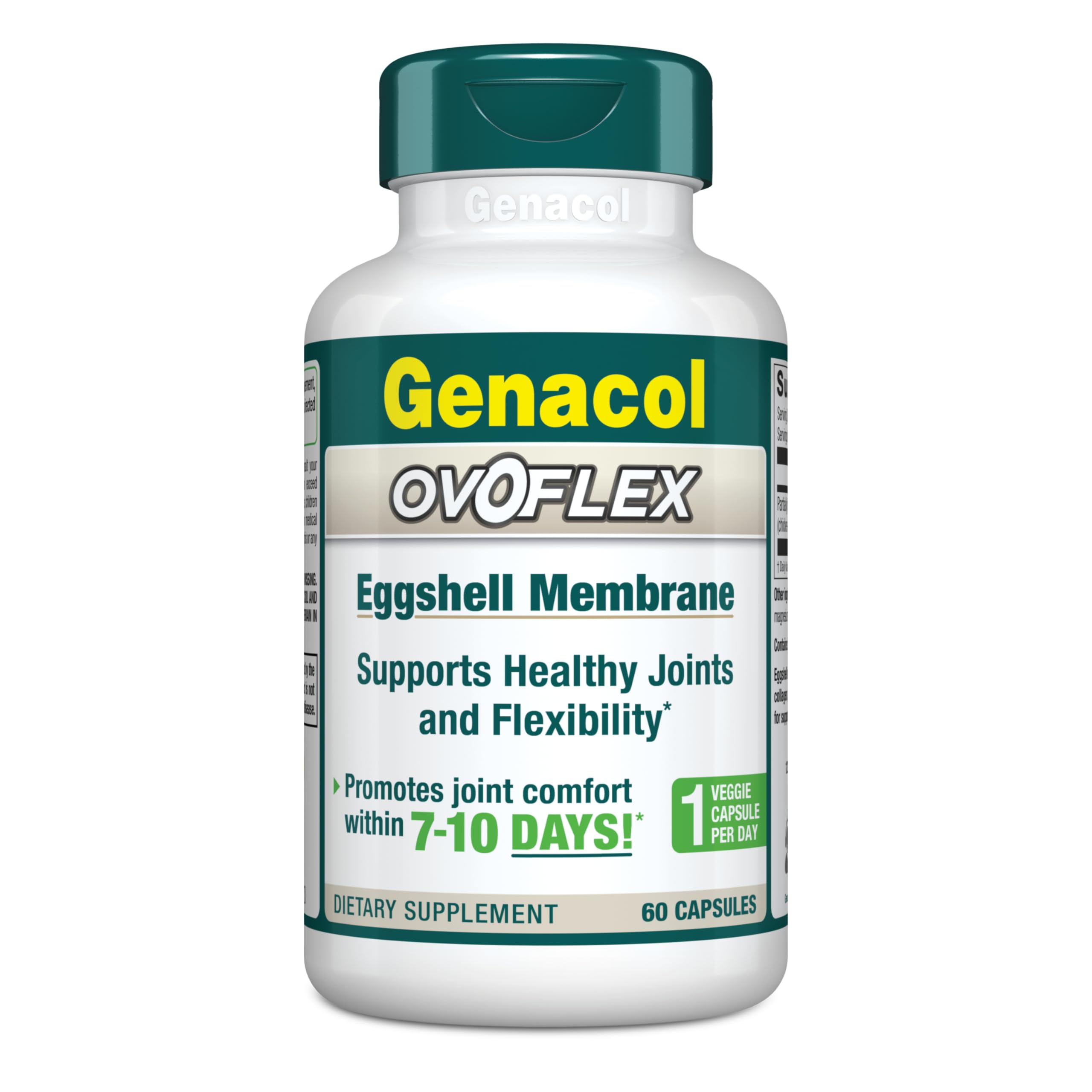 Genacol Ovoflex – Natural Eggshell Membrane Supplement, Support Healthy Joints & Flexibility, Vegetarian Solution for Joint Care, Results in 7 Days, Value Pack, 60 Capsules (60-Day Supply) Genacol buy supplements canada