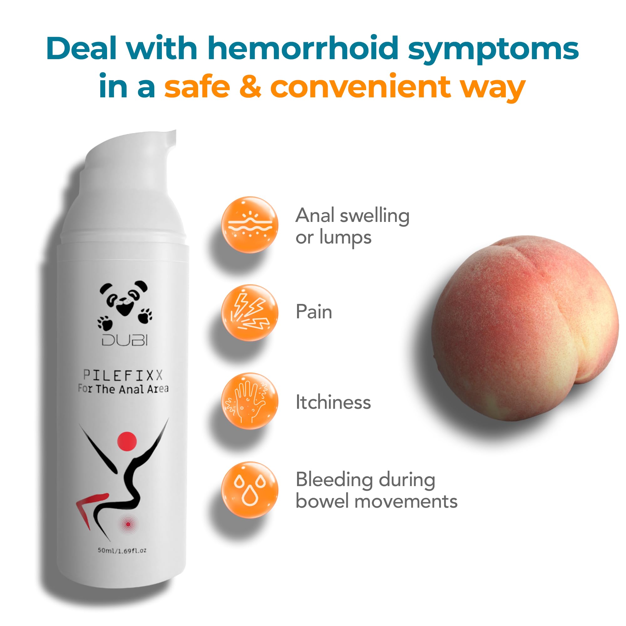DUBI Pilefixx Hemorrhoid Treatment - Hemorrhoid Cream - Hemorrhoid & Fissure Ointment for Burning, Itching, Swelling - Hemorrhoid Symptom Treatment with Aloe - 50 Gram DUBI buy supplements canada