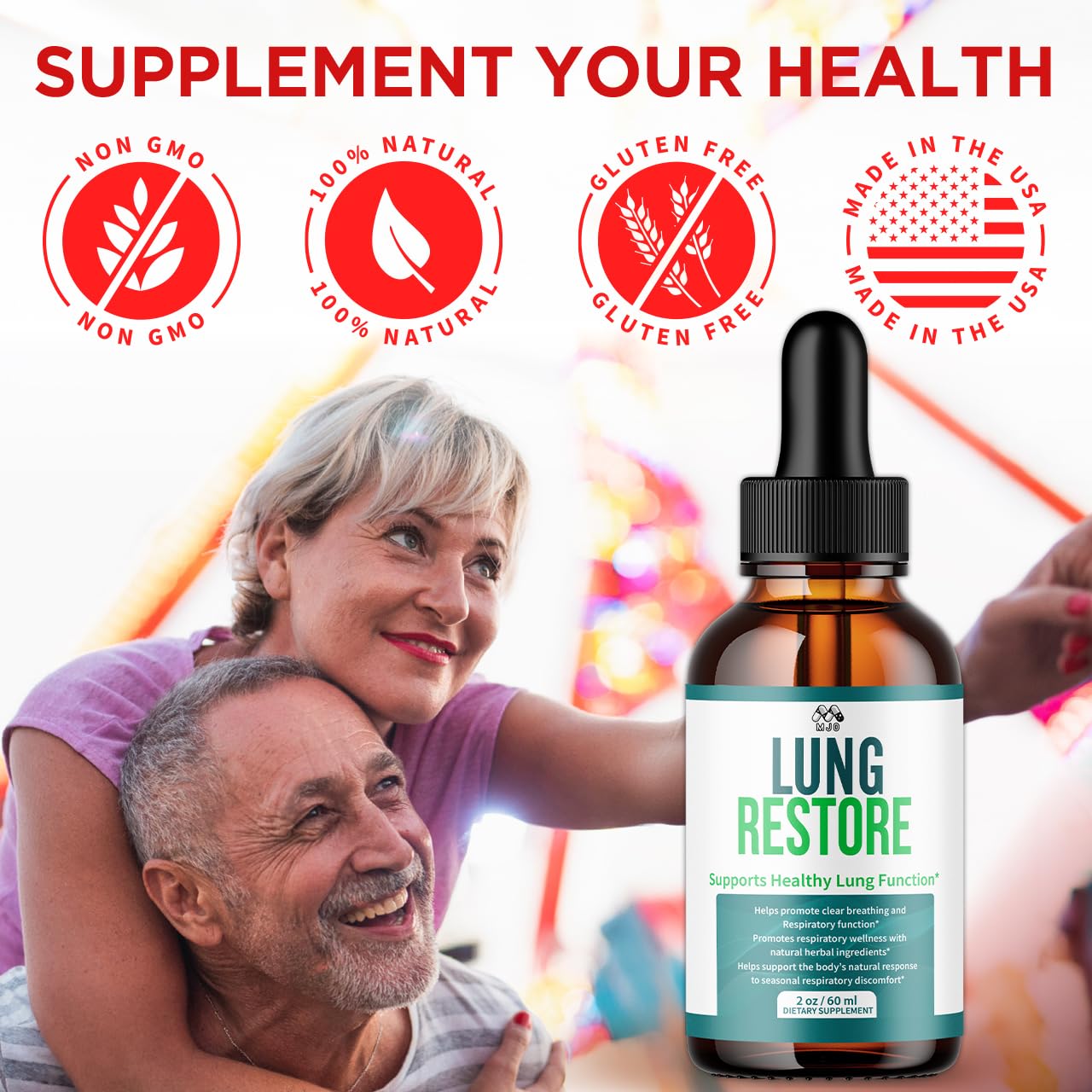 Lung Restore Drops, Official LungRestore Liquid Supplement Drops with All Natural Ingredients, Lung Restore Advanced Lungs Wellness Support Formula with Premium Vitamins for Women & Men (30 Servings) MJO buy supplements canada