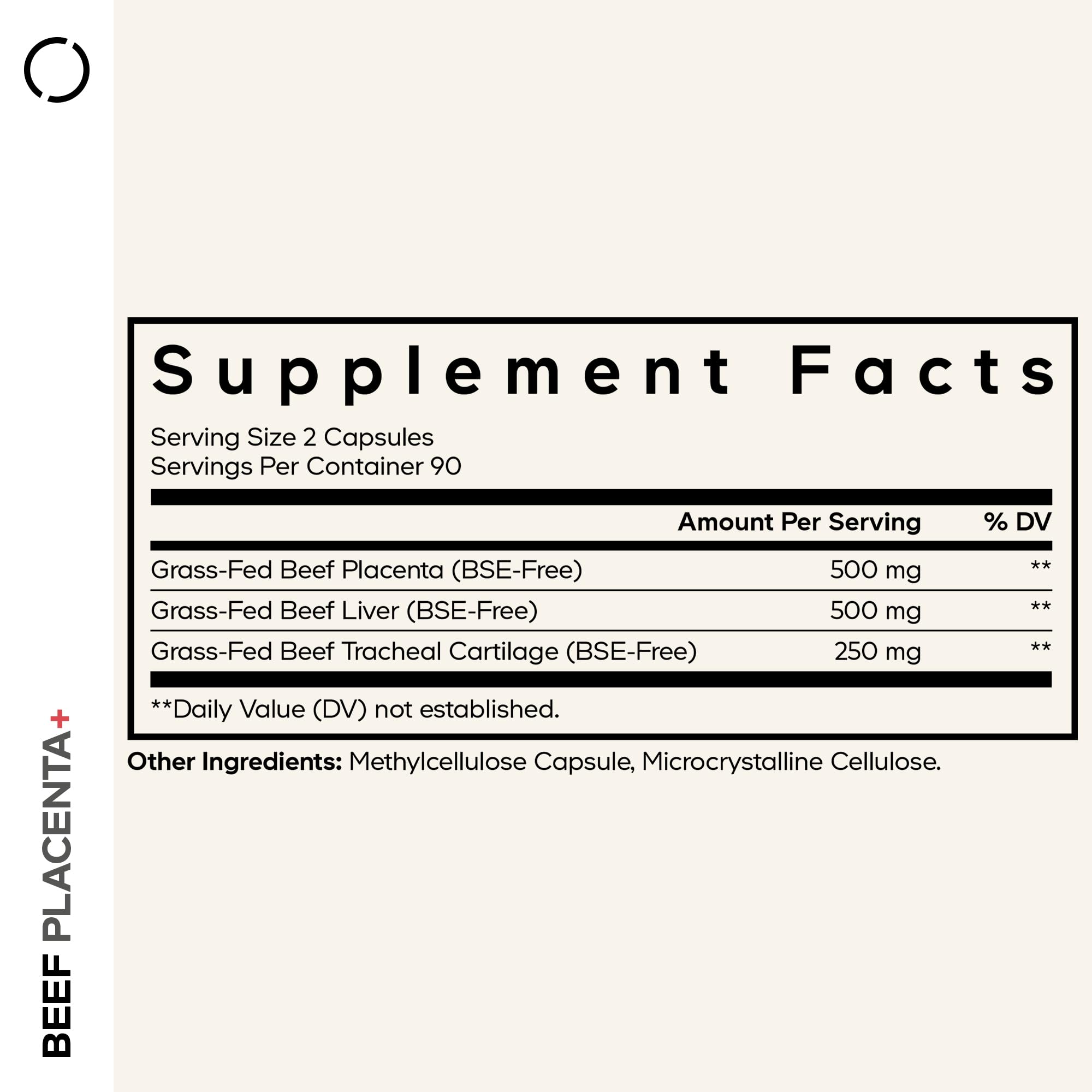 Codeage Grass-Fed Beef Placenta Supplement - Bovine Placenta – Pasture-Raised, Grass-Finished, Undefated, Desiccated - Non-GMO - 180 Capsule Codeage buy supplements canada