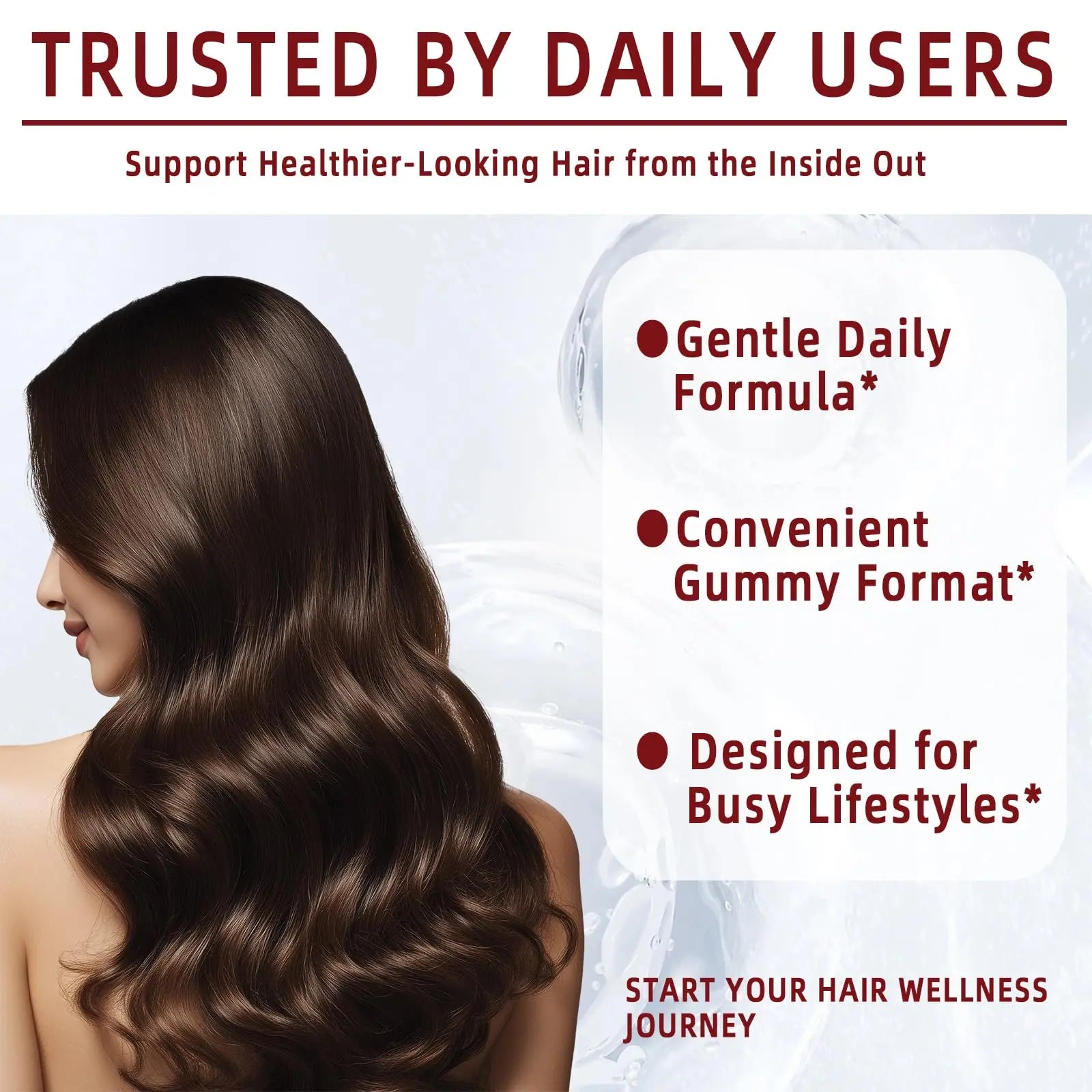 YYLLYY Hair Growth Vitamins Gummies | with Biotin, Vitamin C & E, Botanical Extracts | Supports Healthy Hair Growth & Strength, Skin & Nail Care YYLLYY buy supplements canada
