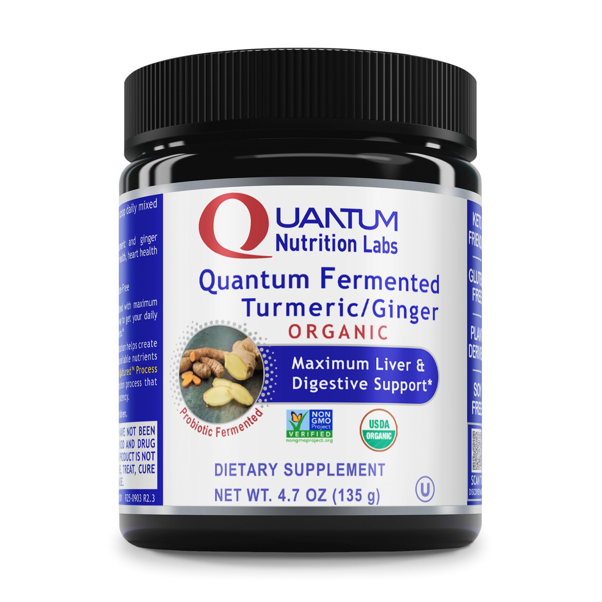 Premier Research Labs Premier Fermented Turmeric/Ginger Root - Probiotic Fermented Turmeric & Ginger Powder Supplement, Active Curcuminoids, Herbal Supplement - 4.7 Oz Premier Research Labs buy supplements canada