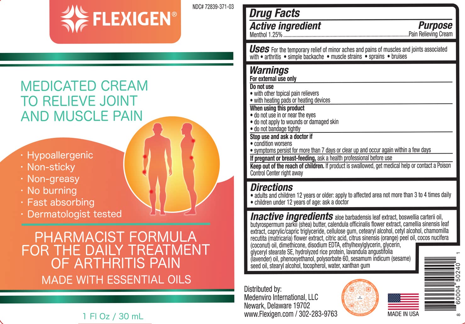 FLEXIGEN, Frankincense Pain Relief Cream Lotion– 3.2 oz Spray Pump – Natural Rub for Arthritis, Menthol Therapy Joint & Muscle Pain – Cooling Formula, Pleasant Scent – Topical OTC FLEXIGEN buy supplements canada