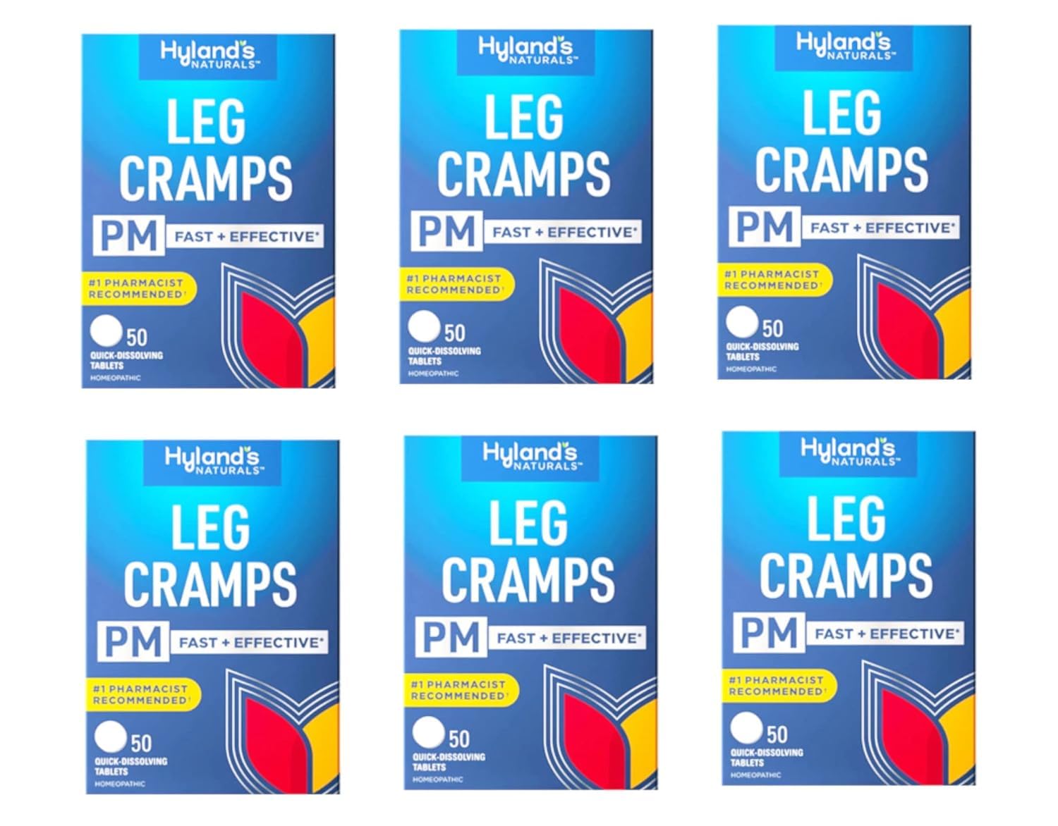 Hyland's Leg Cramps PM With Quinine Tablets 50 ea ( Pack of 6) Hyland's buy supplements canada