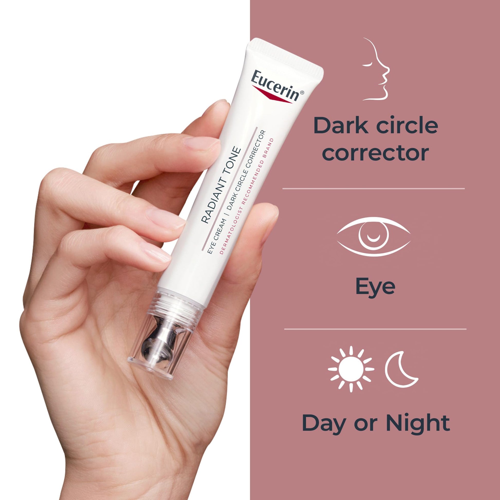 Eucerin Radiant Tone Eye Cream Dark Circle Corrector, Eye Brightening Cream with Thiamidol and Hyaluronic Acid Eucerin buy supplements canada