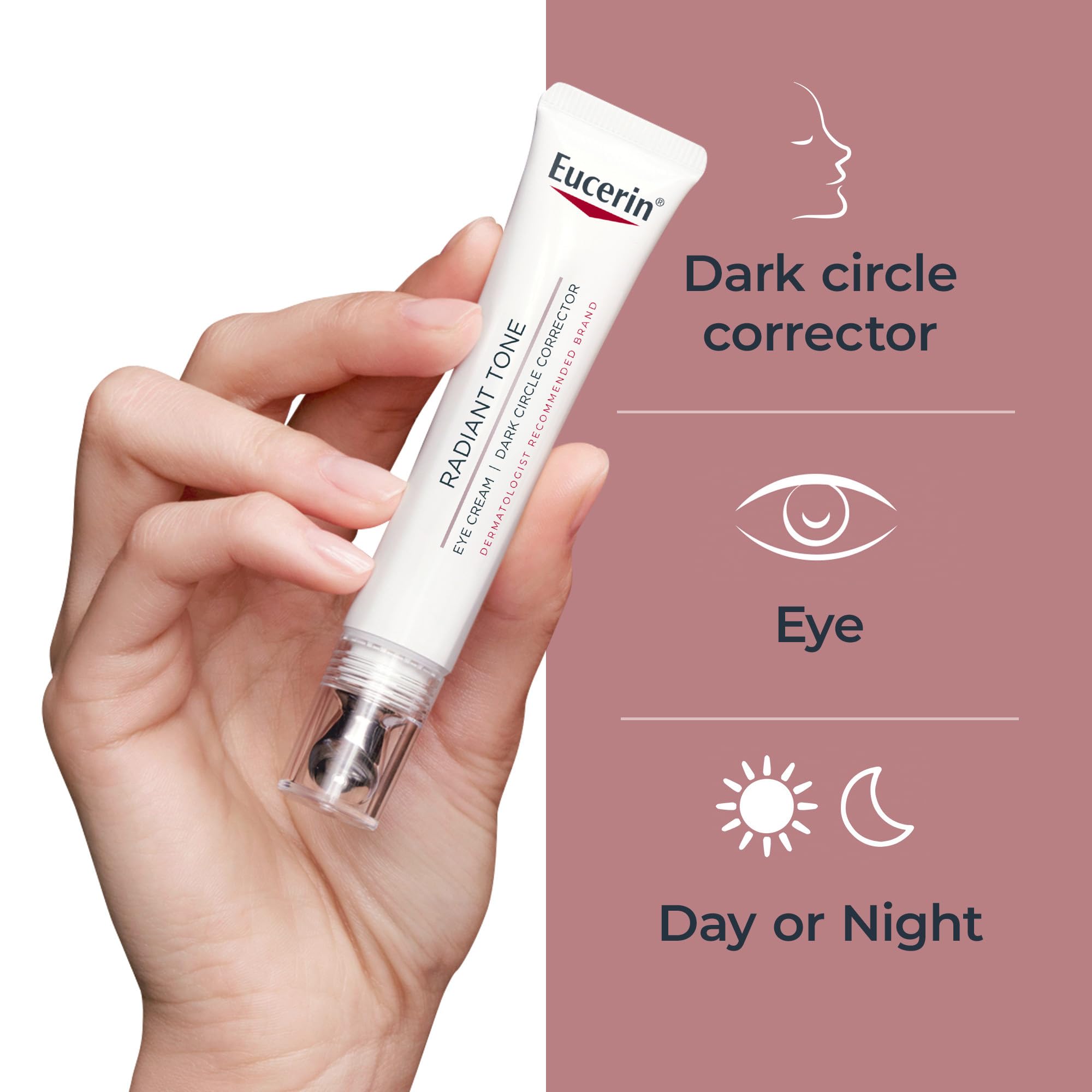 Eucerin Radiant Tone Eye Cream Dark Circle Corrector, Eye Brightening Cream with Thiamidol and Hyaluronic Acid Eucerin buy supplements canada