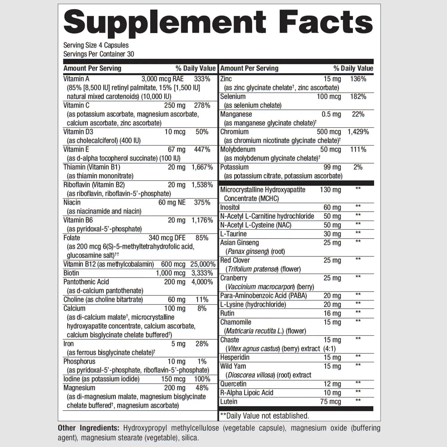 PureFormulas PureMulti for Women - Comprehensive Multivitamin for Women with Essential Nutrients and Herbal Support Womens Daily Multivitamins PureFormulas buy supplements canada