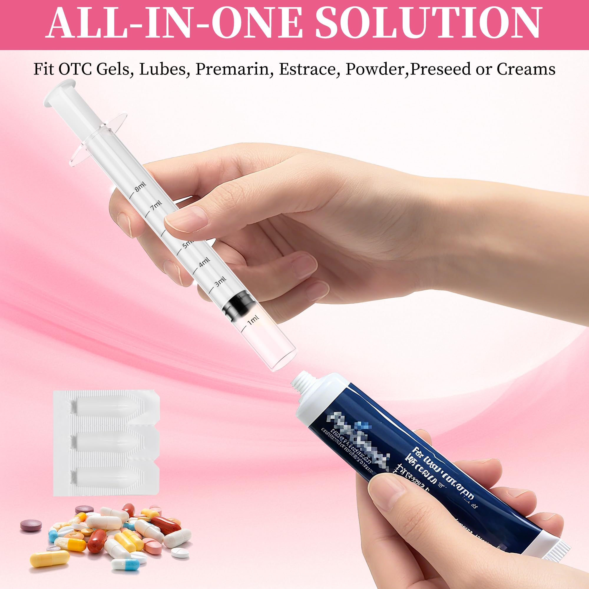 Disposable Vaginal Suppository Applicator for Women – 8ml Lube Injector Syringes with Smooth Tip, Fits Most Creams Gels Pills Tablet Suppositories, Sterilized Individually Wrapped, Pack of 20 BeHerk buy supplements canada