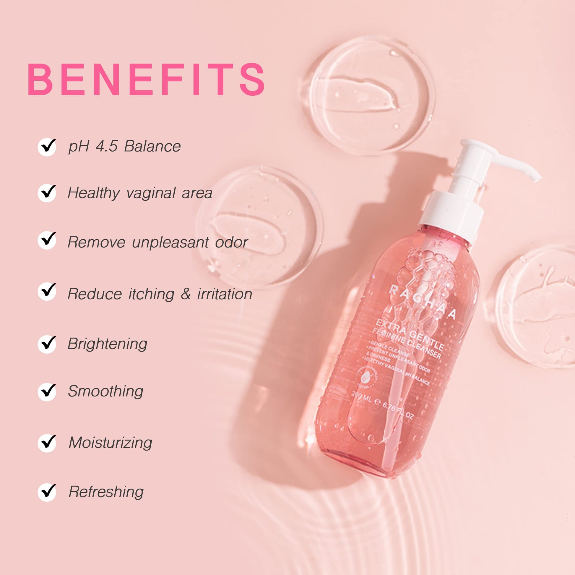RACHAA Feminine Wash for Women, Lightening and Moisturizing, pH Balance Intimate Wash RACHAA buy supplements canada