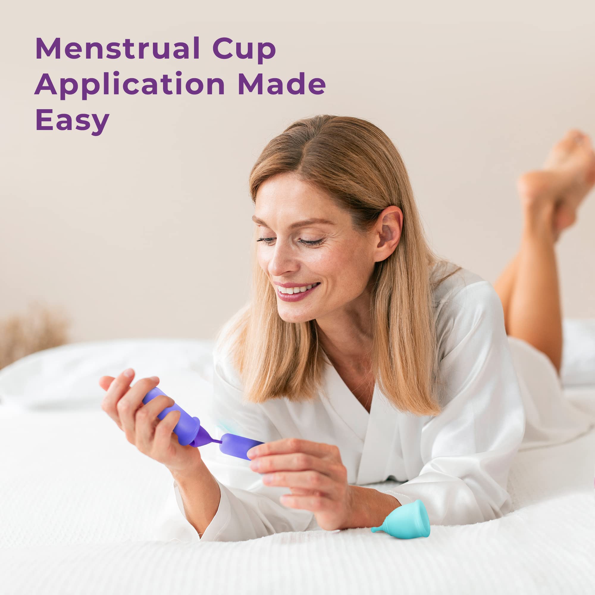 Ecoblossom Menstrual Cup Applicator Tool - Comfortable & Easy Insertion - Compatible EcoBlossom buy supplements canada