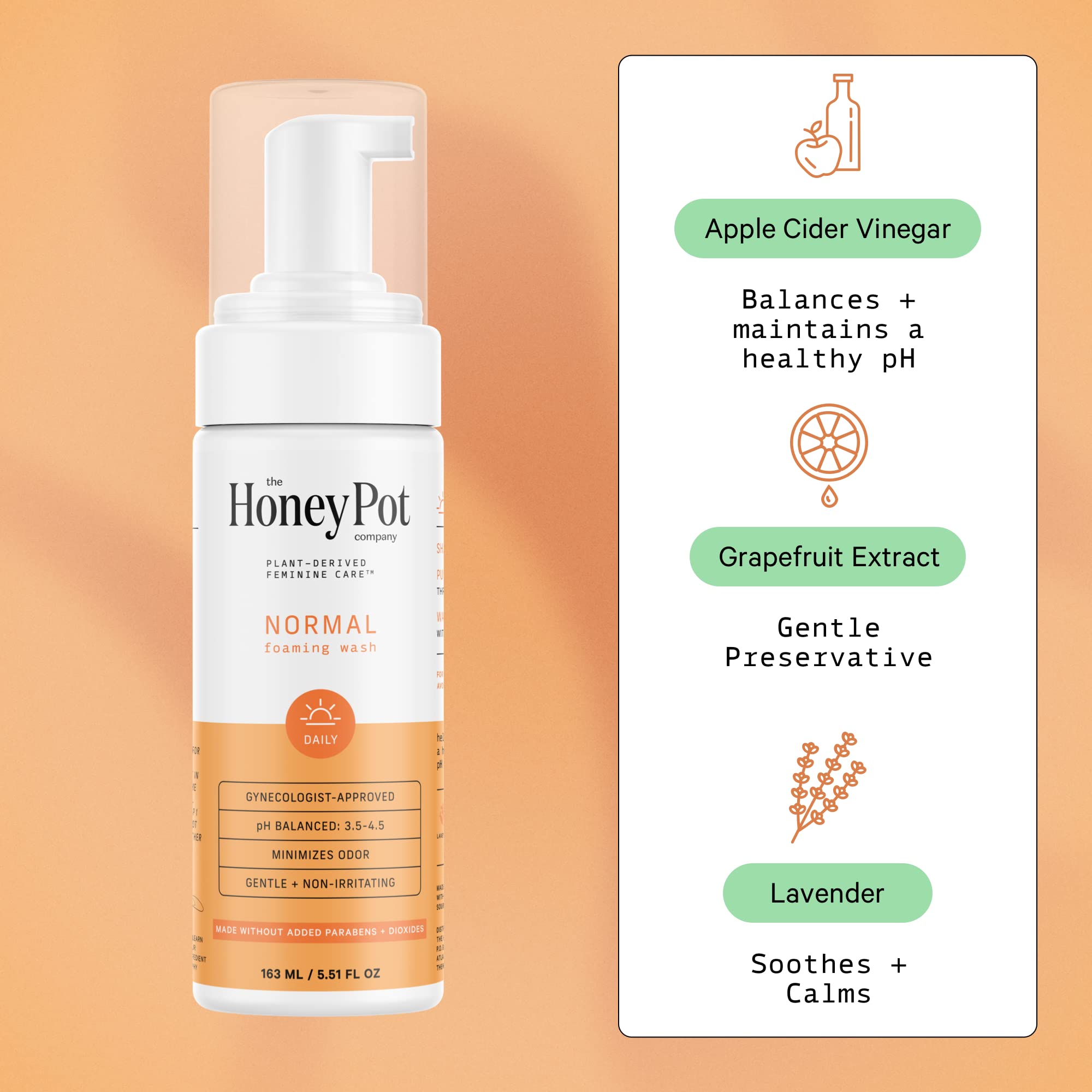 The Honey Pot - Feminine Wash & Feminine Wipe Bundle - Includes Unscented Ph Balance The Honey Pot Company buy supplements canada