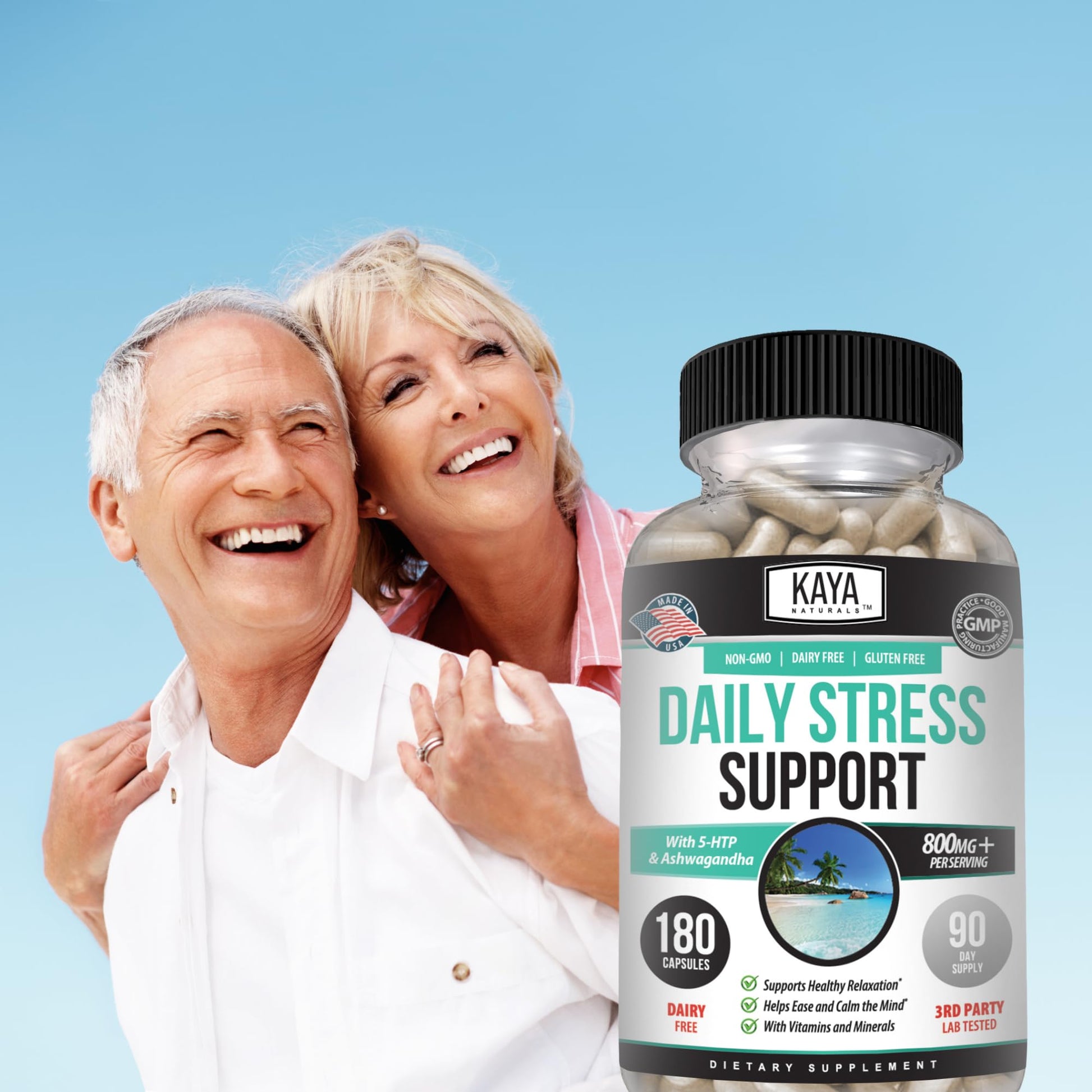 Kaya Naturals - Natural Herbal Support Vitamin Supplement are Designed to Help You find Balance and Relaxation in Your Daily Routine - Vitamin Supplement - 180 Capsules Kaya Naturals buy supplements canada