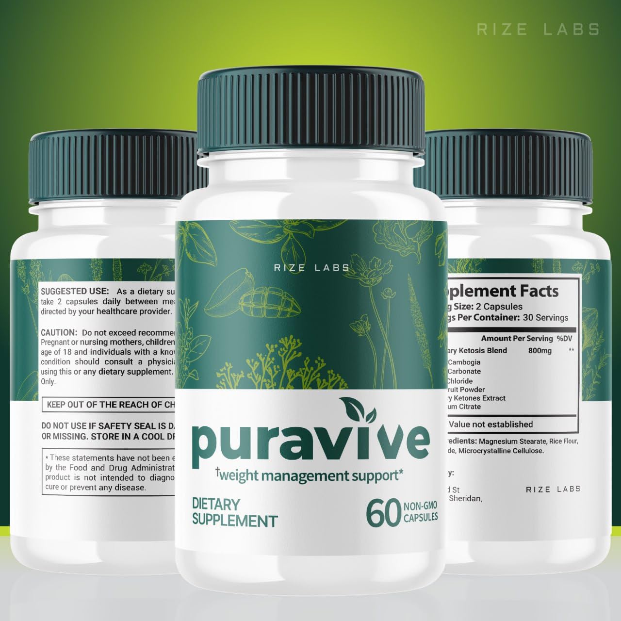 (5 Pack) Puravive Weight Health Pills, Puravive Exotic Rice Capsules Reviews, Purevive Weight rize labs buy supplements canada