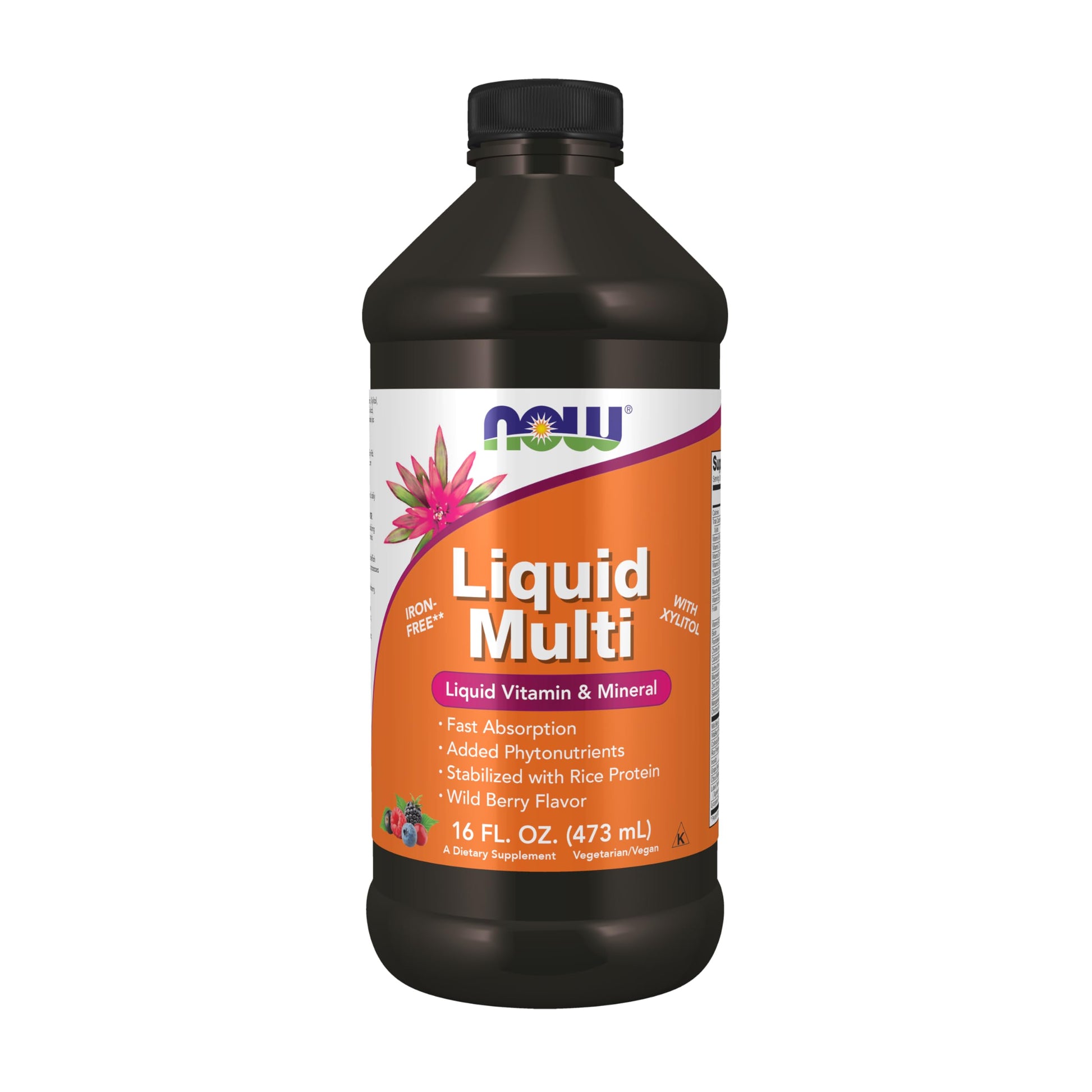 NOW Foods Supplements, Liquid Multi, Fast Absorption, Liquid Vitamin & Mineral, Wild Berry Flavor, 16-Ounce NOW Foods buy supplements canada
